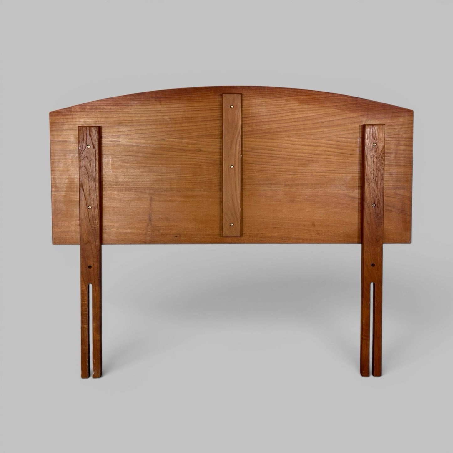 Mid Century Solid Teak Double Headboard