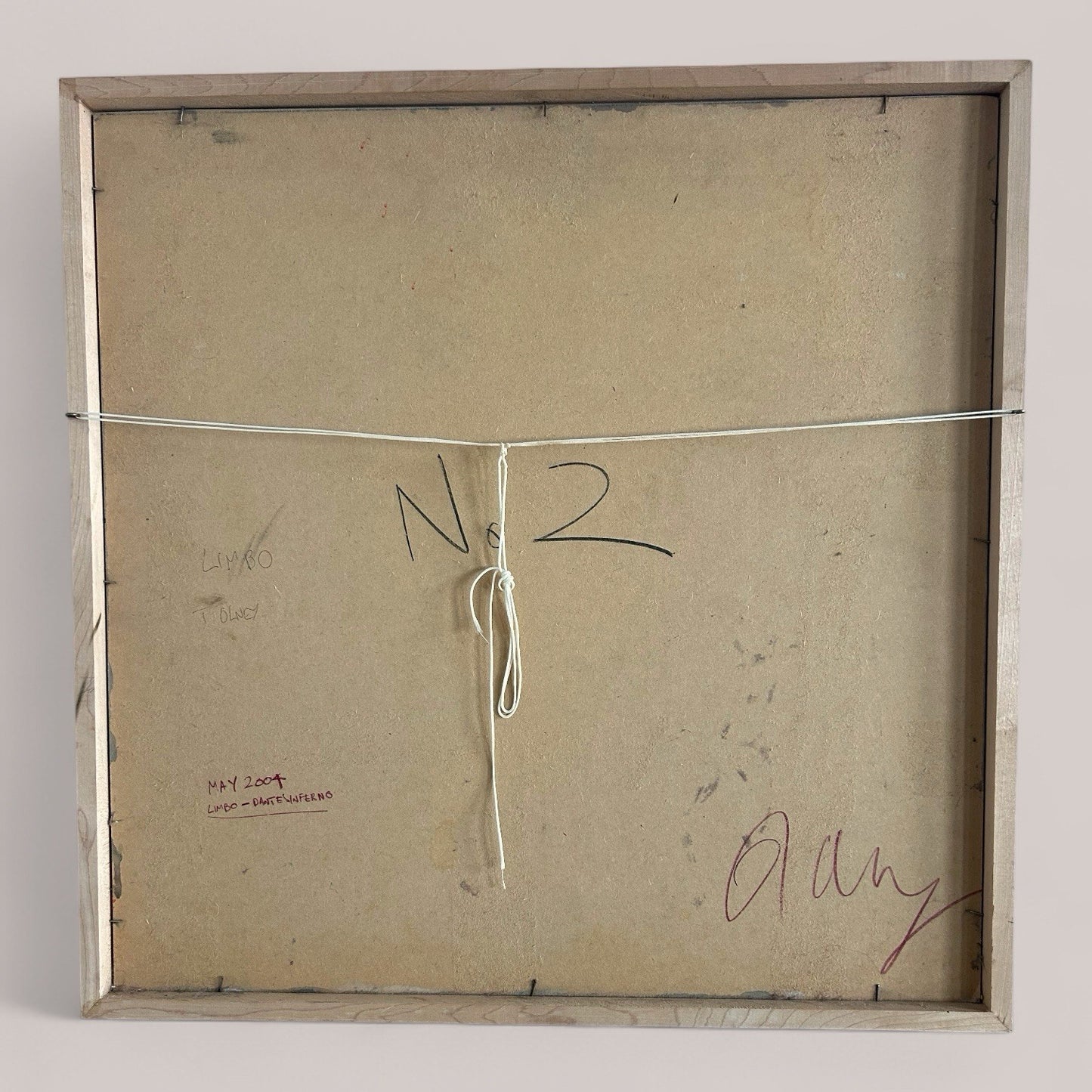 Original Expressionist Painting “Limbo – Dante’s Inferno” by T. Olney (2004)