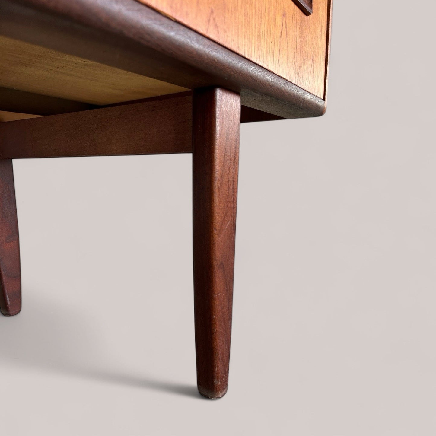 Mid Century Vintage G Plan Fresco Floating Top Teak Desk / Dressing Table