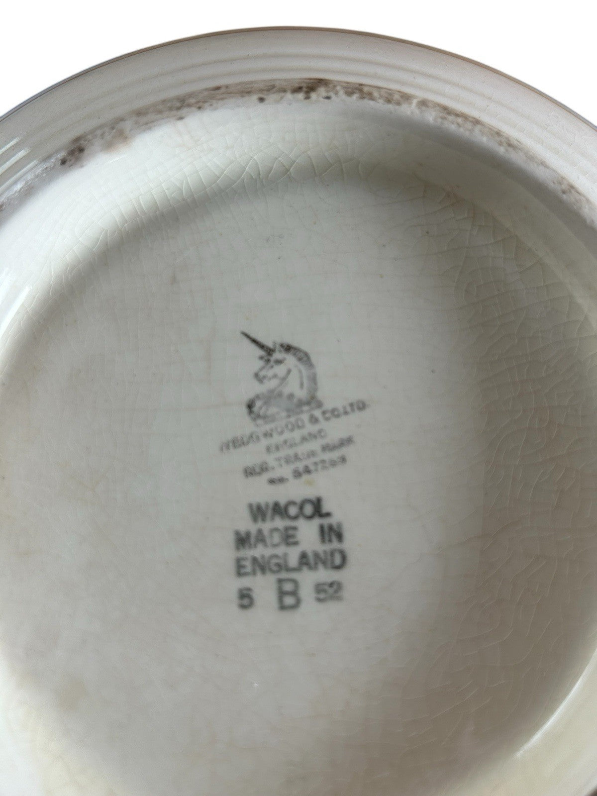 Wedgwood Wacol art deco style ceramic serving dish with lid