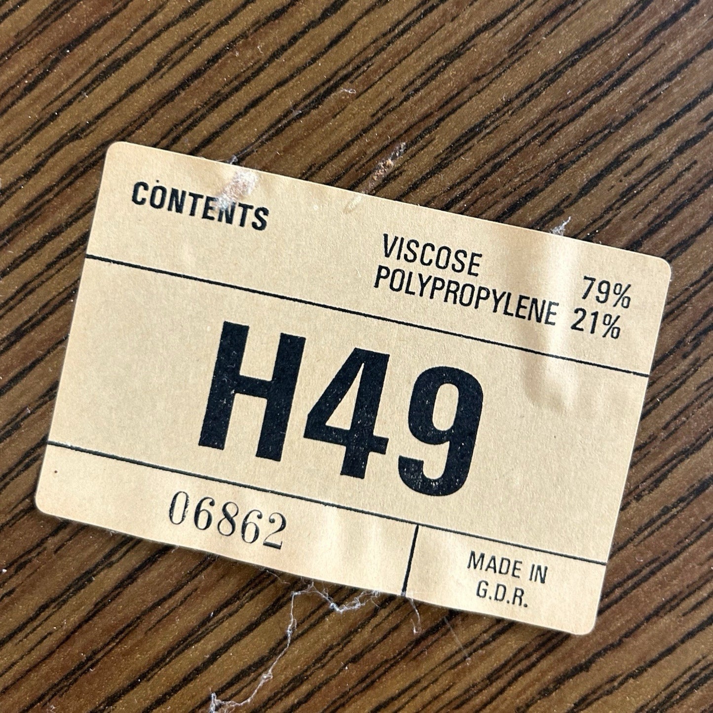 1960s East German chunky dining chairs, set of four