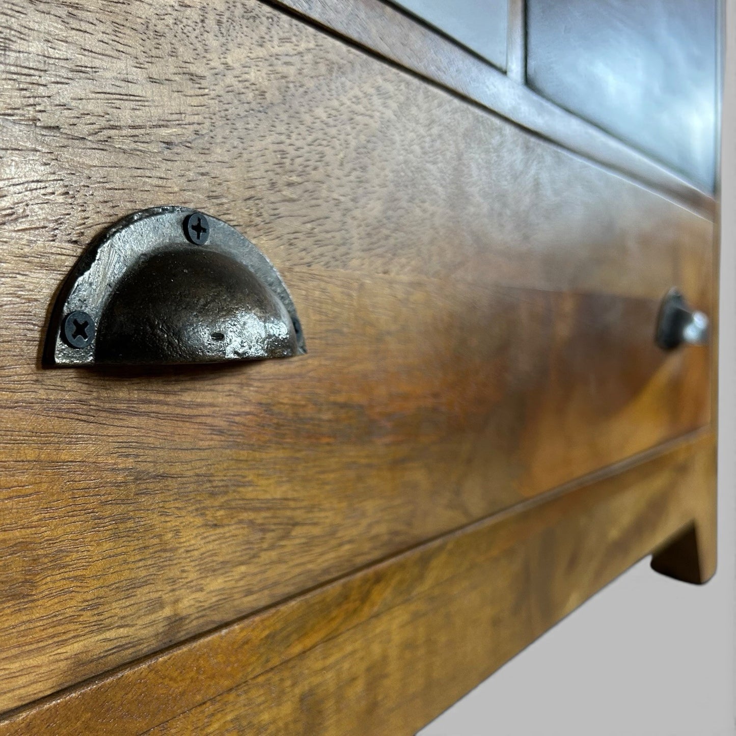 Solid Wood Apothecary Style Chest of Drawers