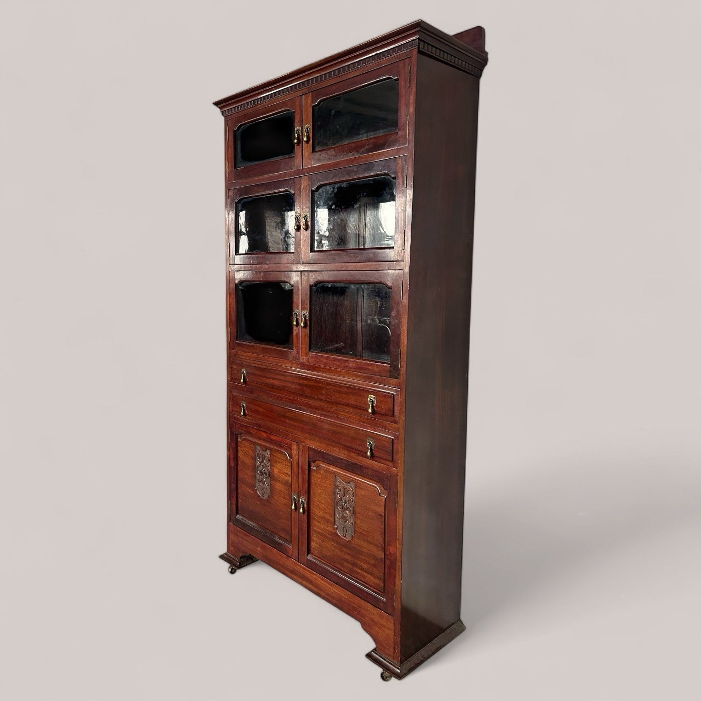 Victorian Mahogany Glazed Display Cabinet