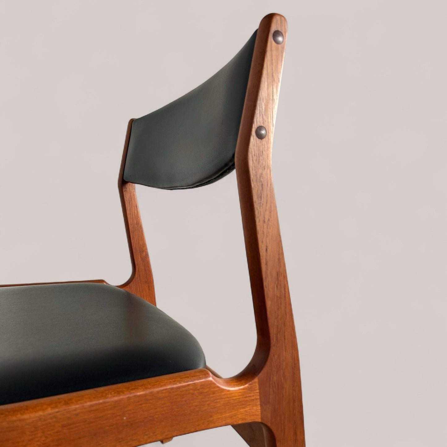 Set of 4 Danish Retro Mid Century Teak Dining Chairs by Erik Buch