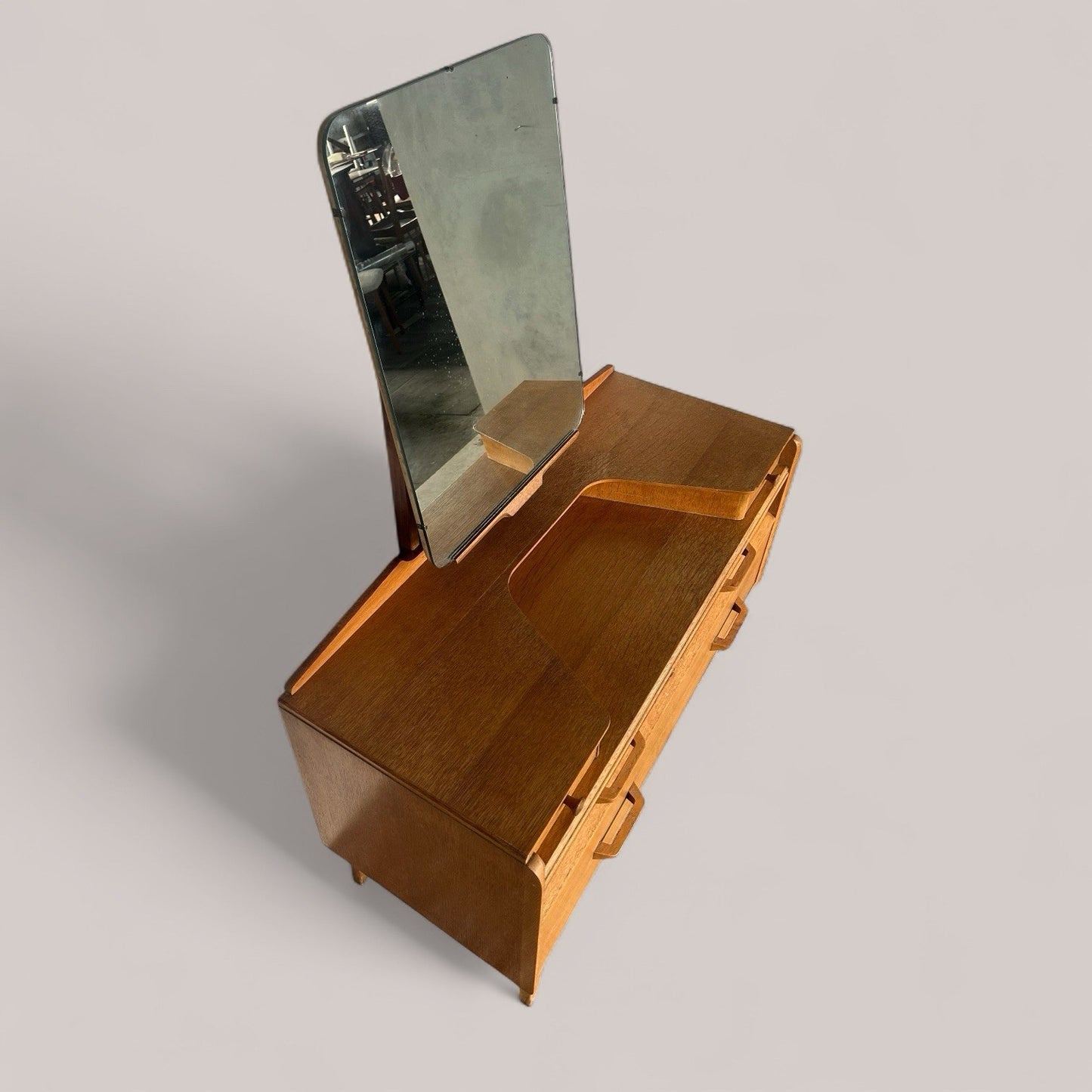 G-Plan Brandon Oak Dressing Table with Mirror – 1960s