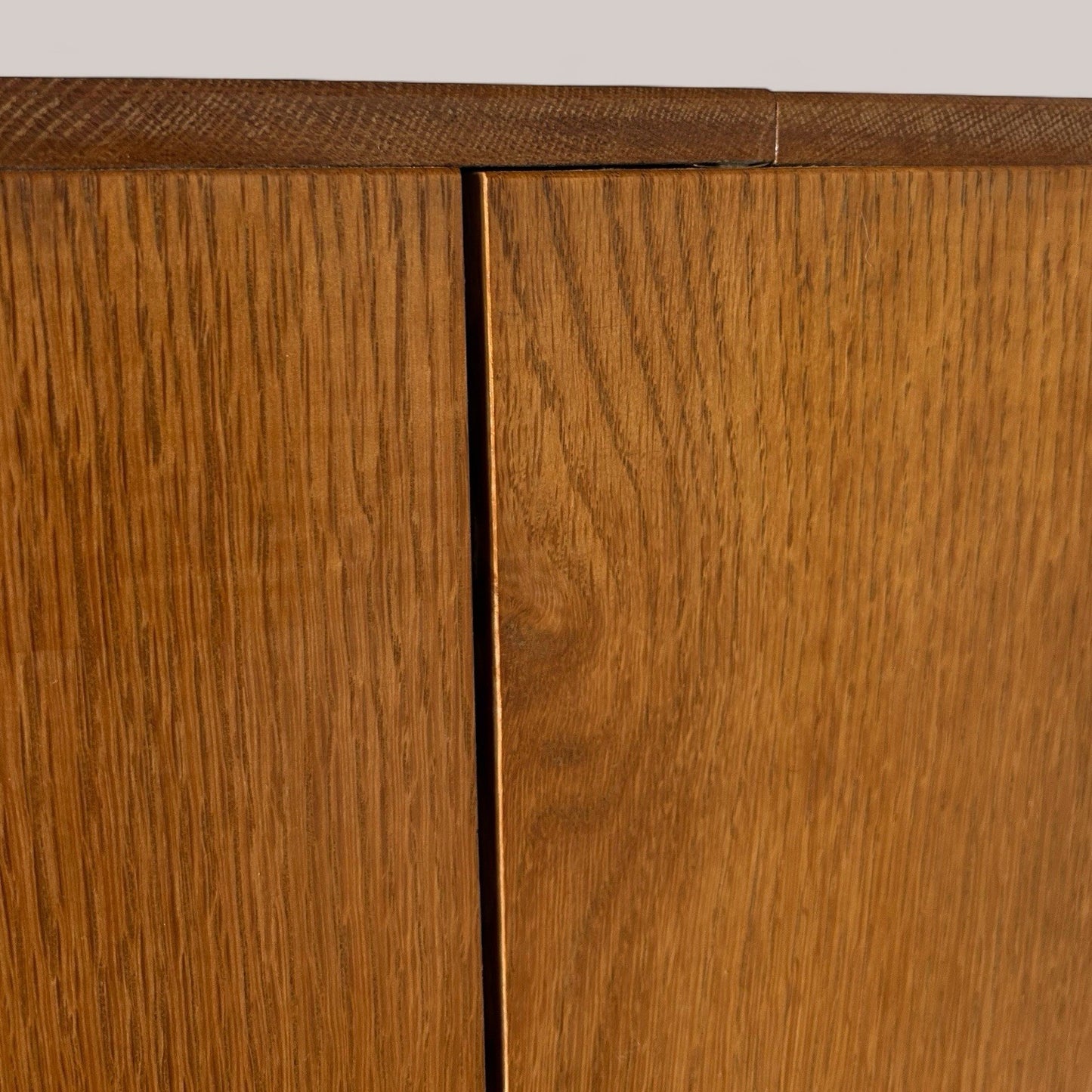 Scandi Oak Mid Century Tallboy Chest of Drawers