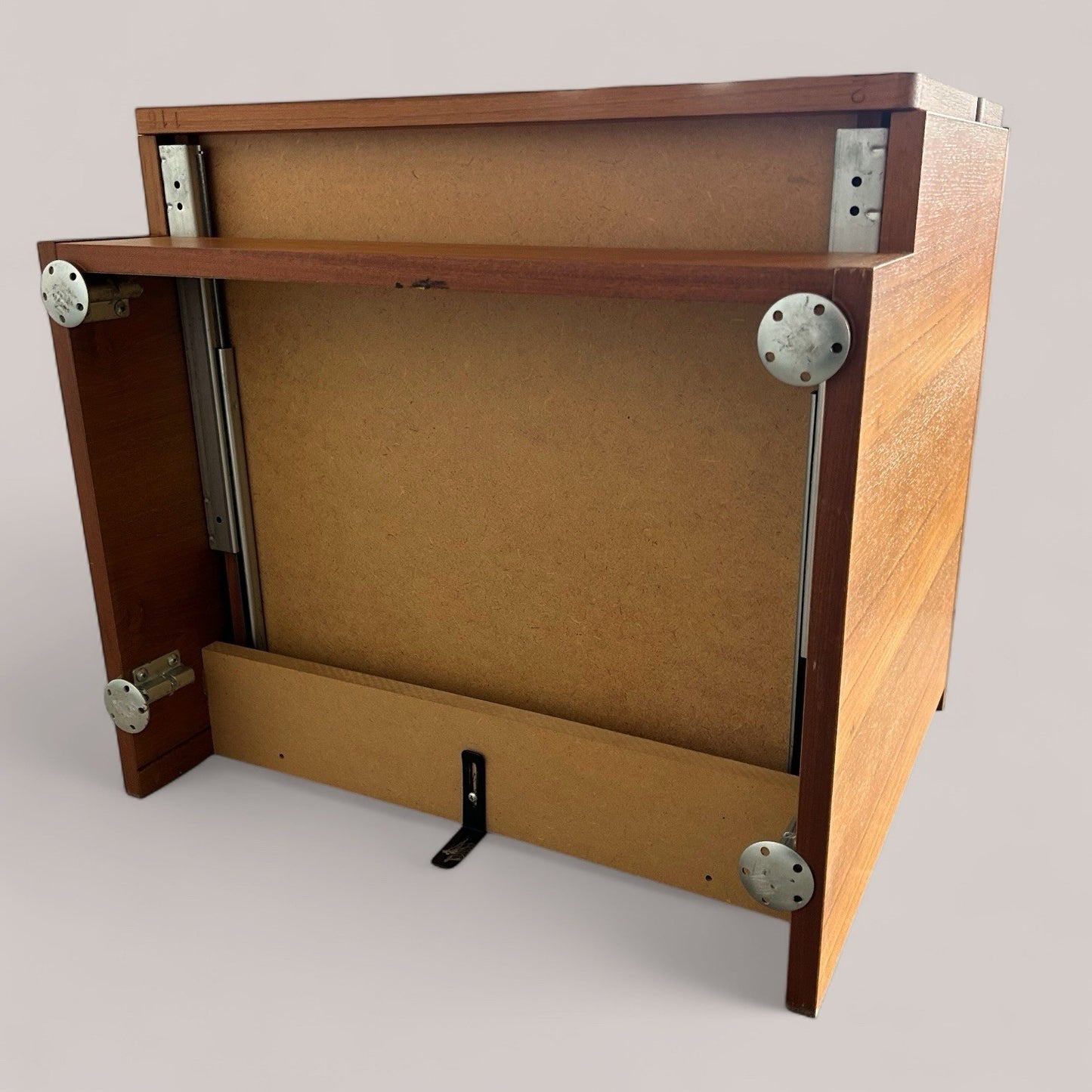 Mid-Century Tapley 33 Teak Two-Drawer Cabinet