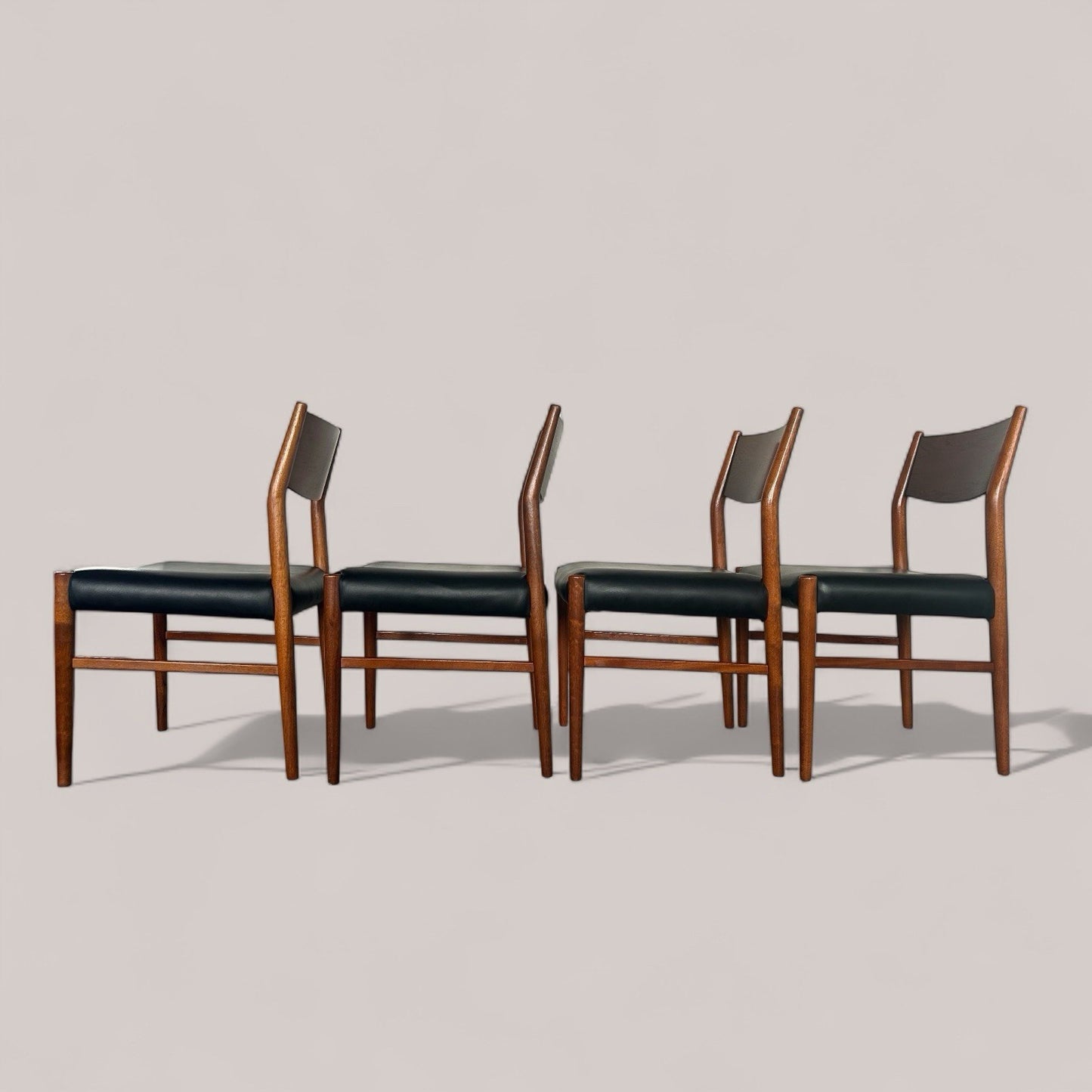 Set of 4 Danish Mid-Century Rosewood Dining Chairs, 1960s