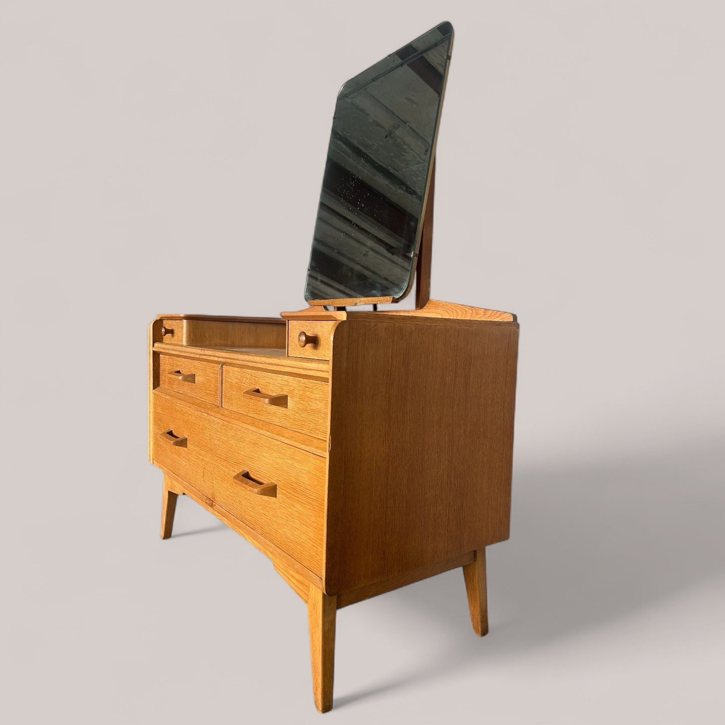 G-Plan Brandon Oak Dressing Table with Mirror – 1960s