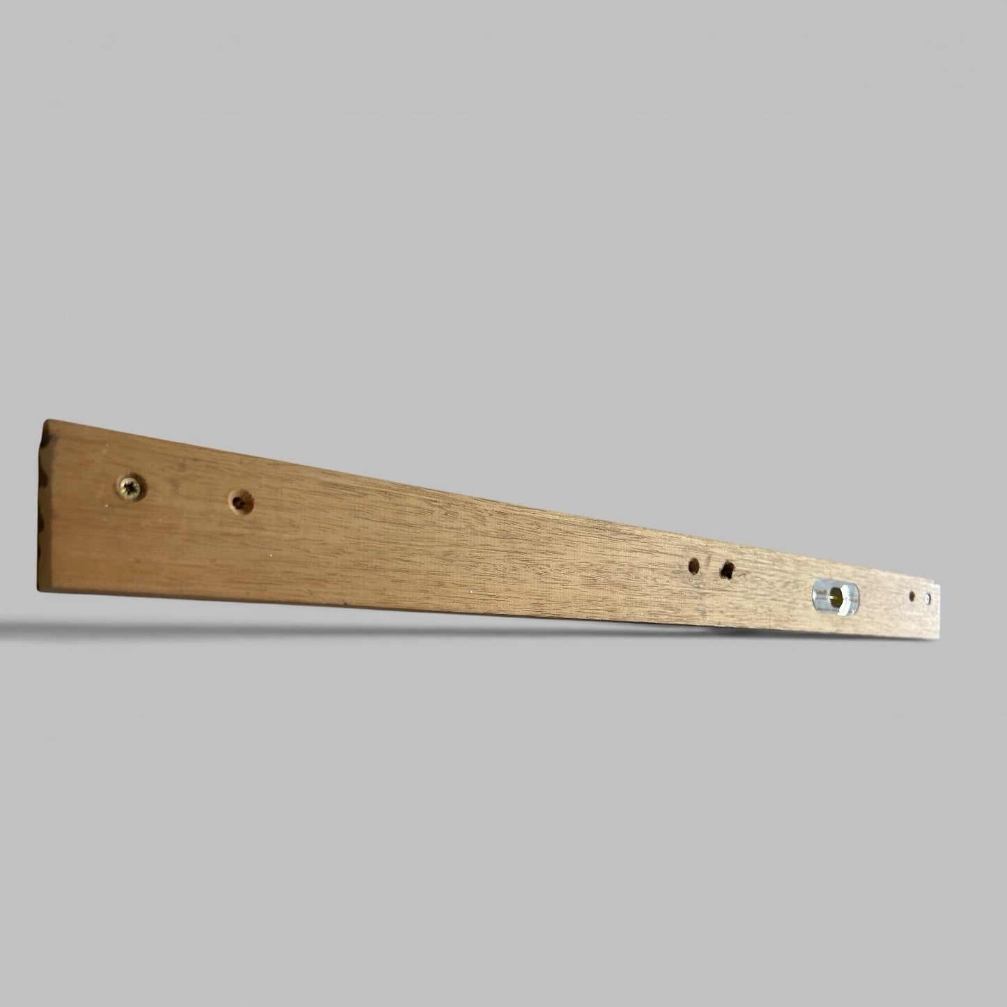 Mid Century Tapley Wall Shelf – Teak Floating Double Shelf