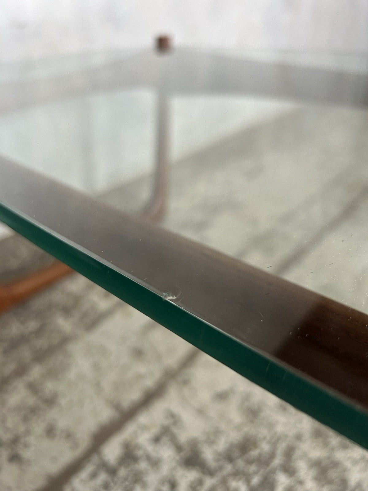Mid Century Teak & Glass Coffee Table