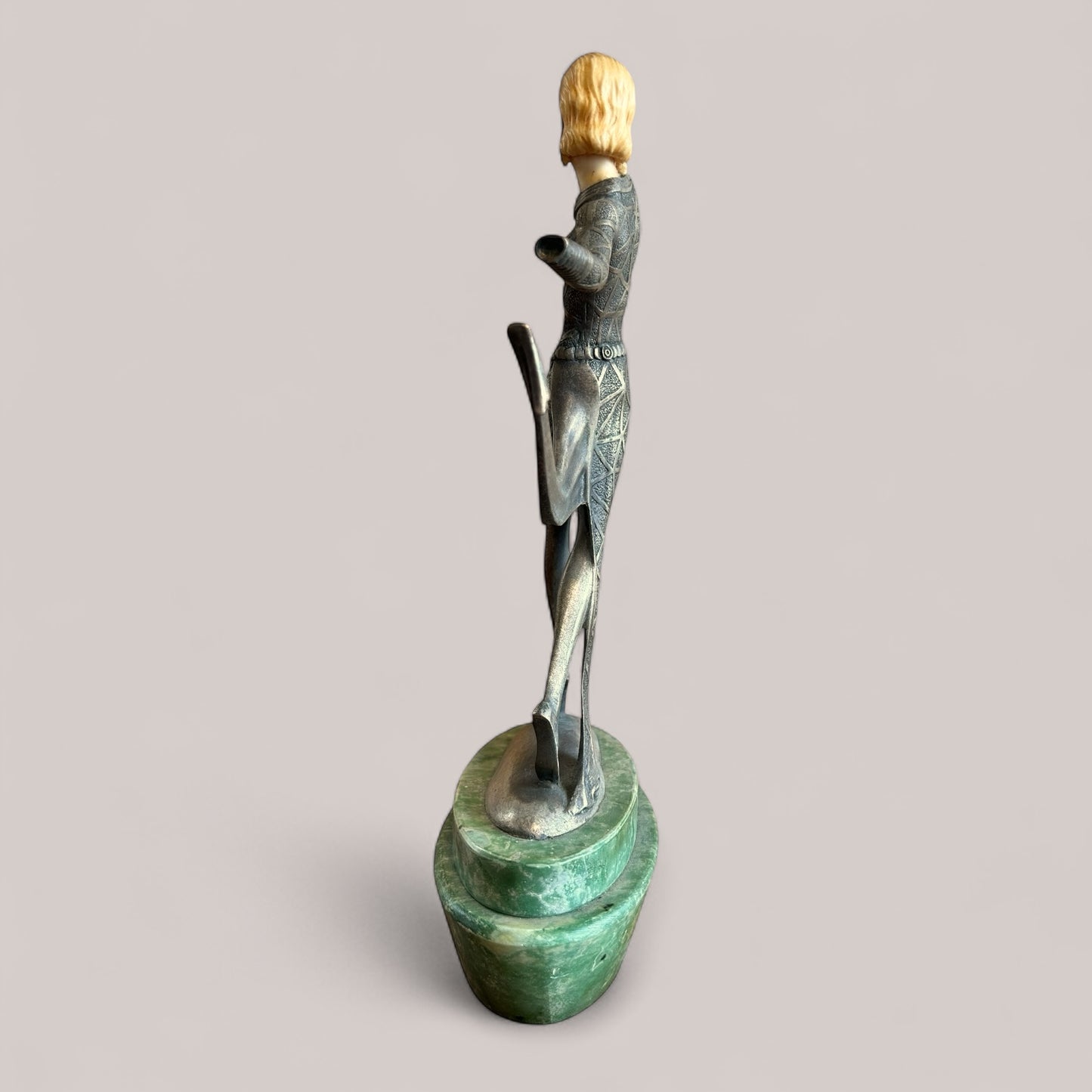1930s Deco Bronze Figurine (dancer) By Josef Lorenzi
