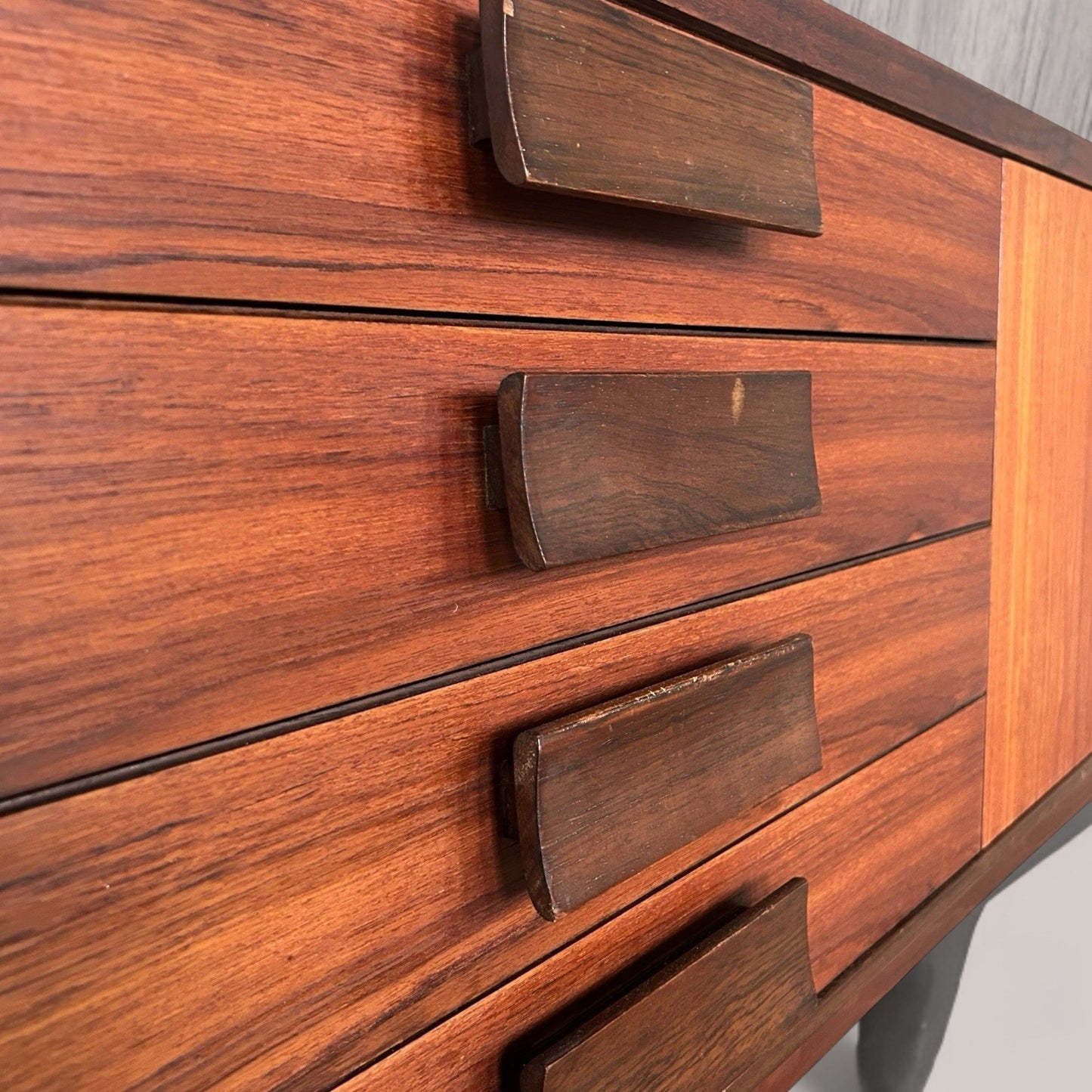 1960s midcentury teak sideboard by Bath Cabinet Makers