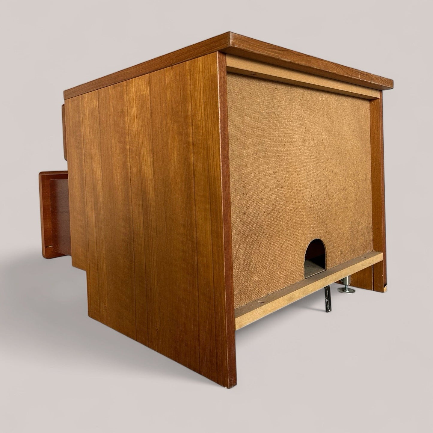Mid-Century Tapley 33 Teak Two-Drawer Cabinet