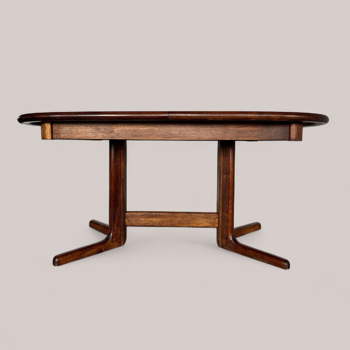 Danish Rosewood Extending Dining Table – Mid Century Scandinavian Style