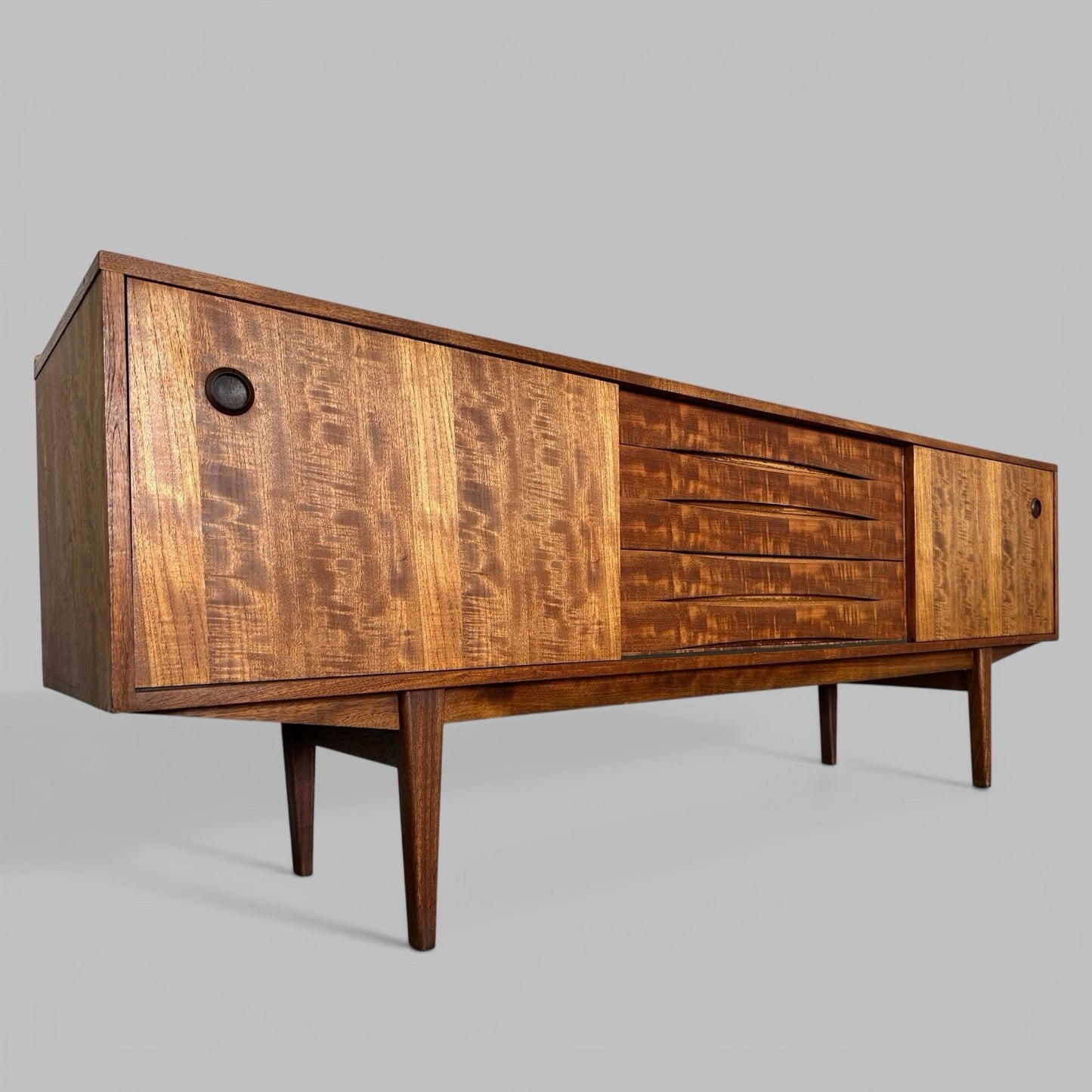 Danish Style Teak Sideboard – Mid Century Scandinavian Storage Unit