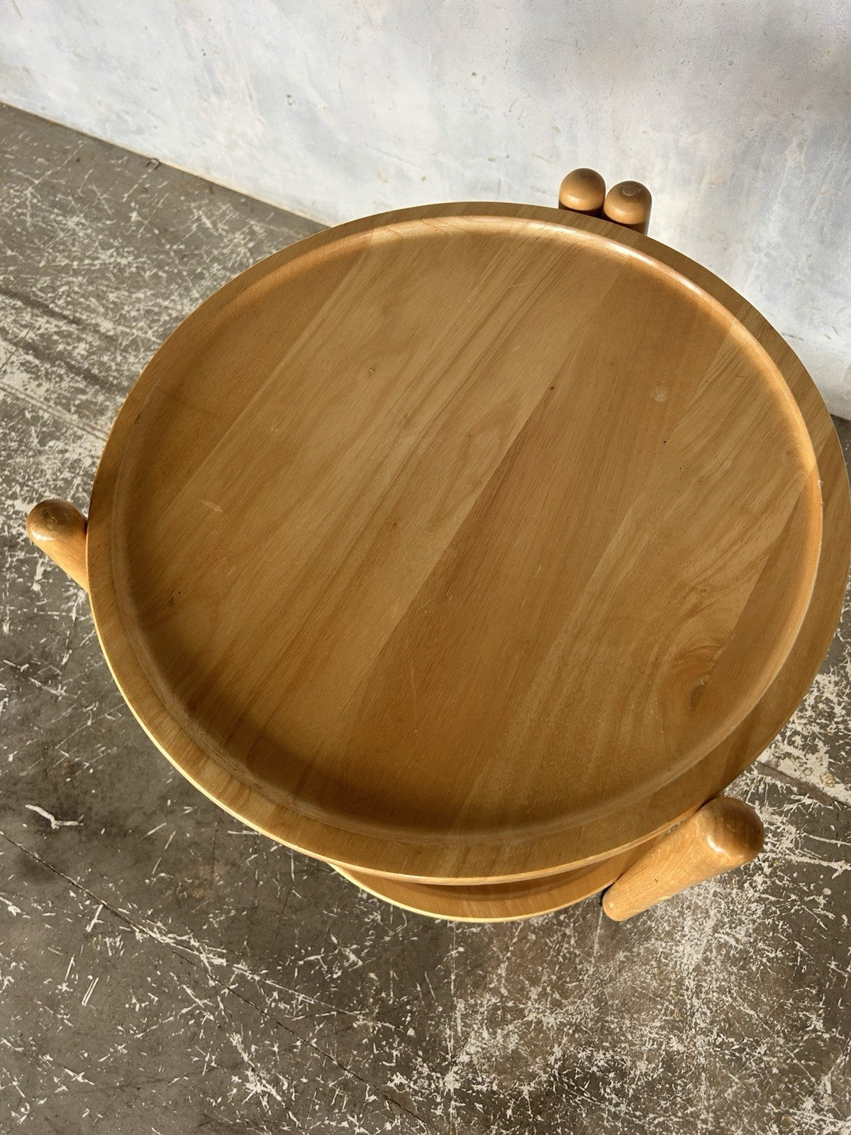 Vintage, Folding, Circular Hostess / Serving Trolley