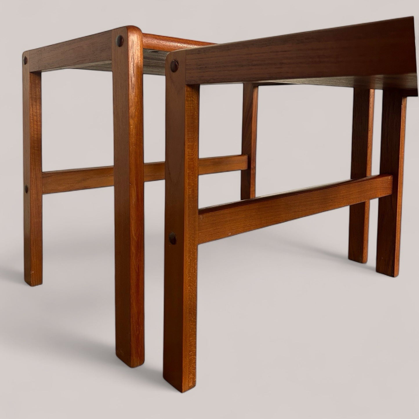 Danish Teak Mid Century 3 piece nest of tables