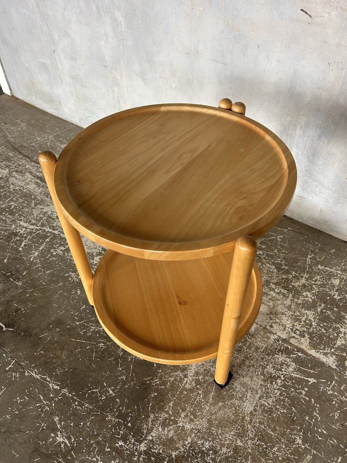 Vintage, Folding, Circular Hostess / Serving Trolley