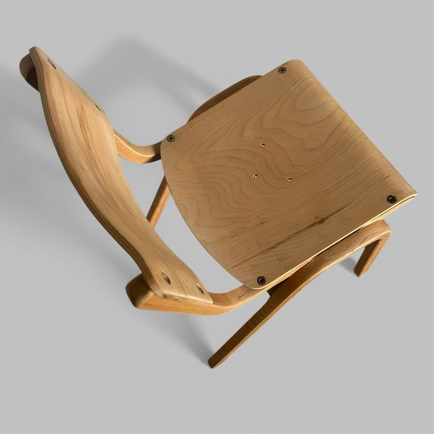Pair of Bentwood Stacking School Chairs