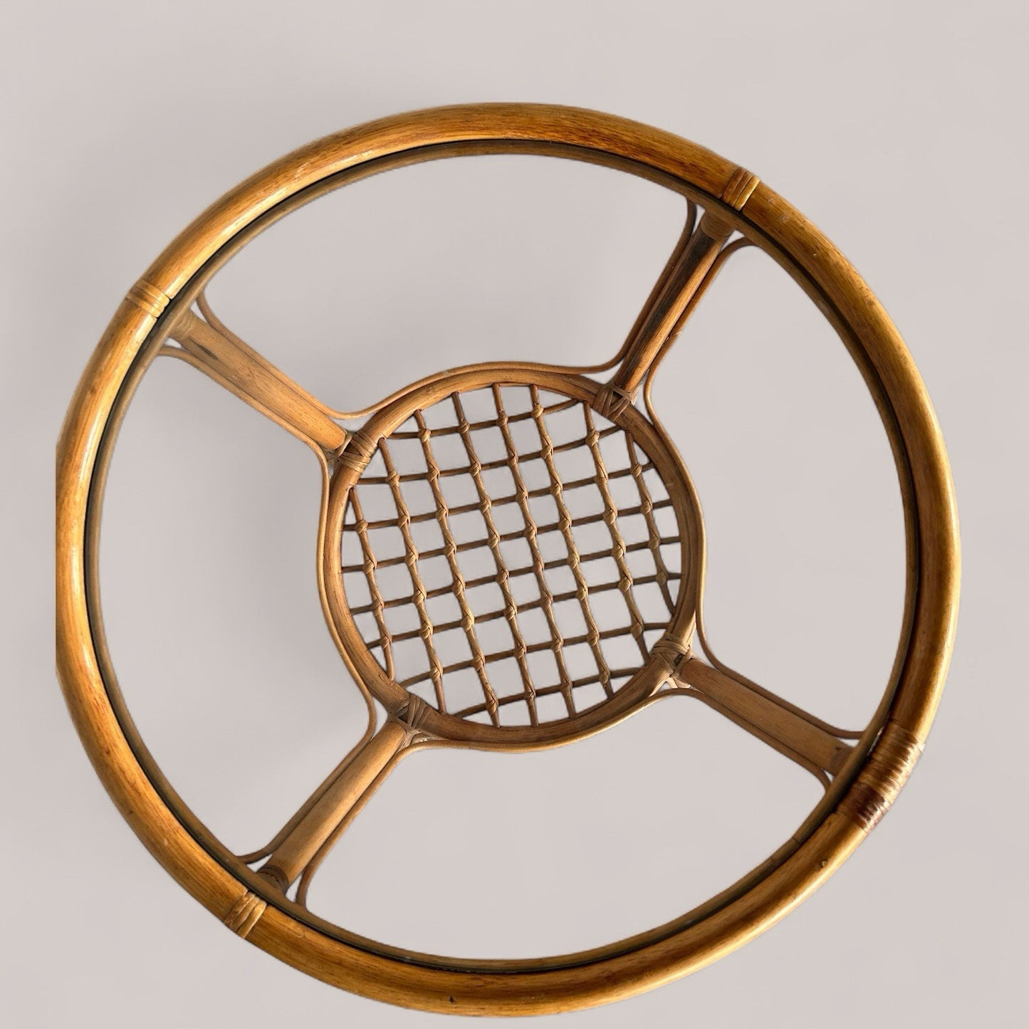 Round Bamboo Coffee / Occasional Table