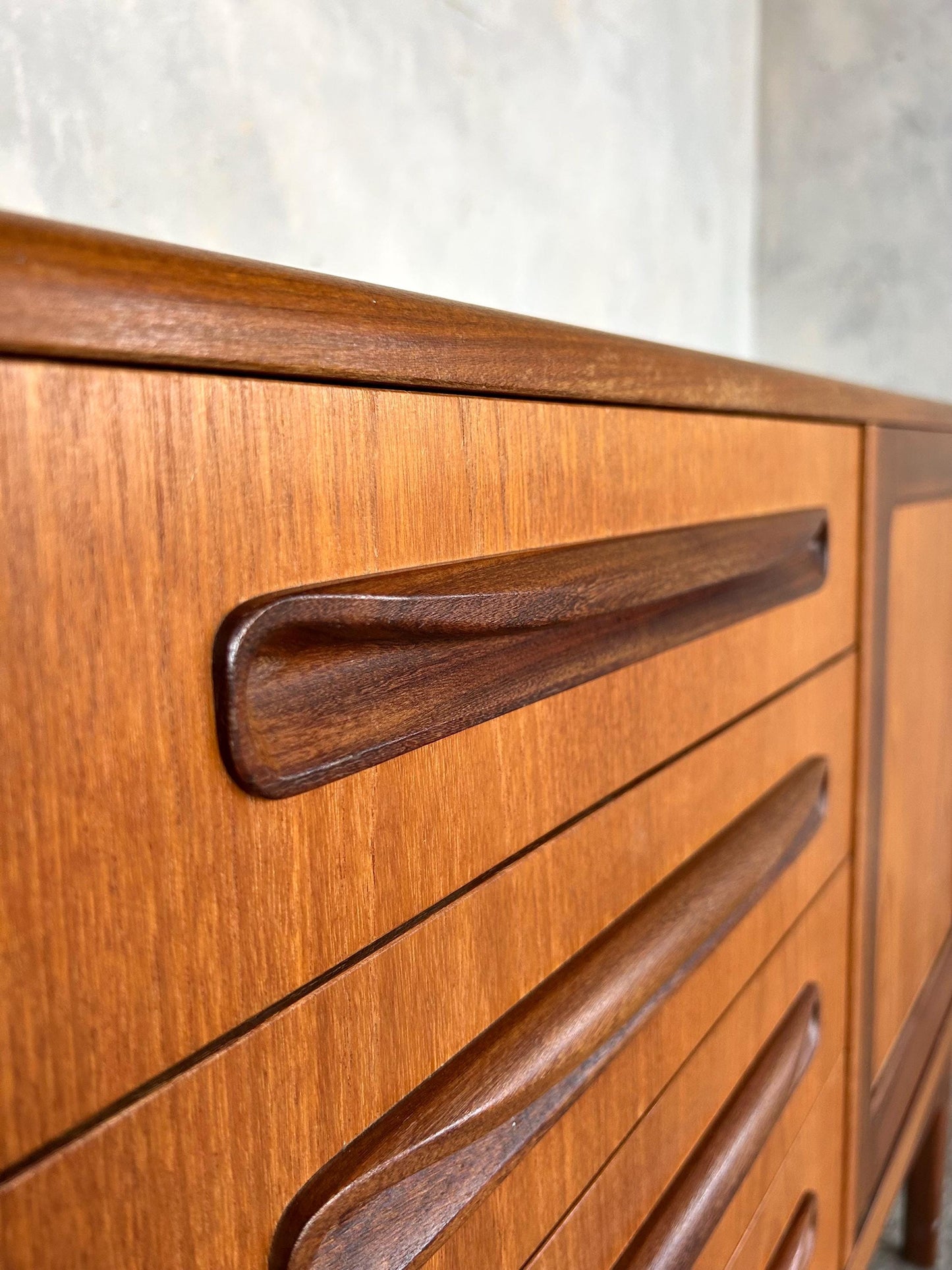 Mid Century GPlan Fresco “Long John” Sideboard by Victor Wilkins