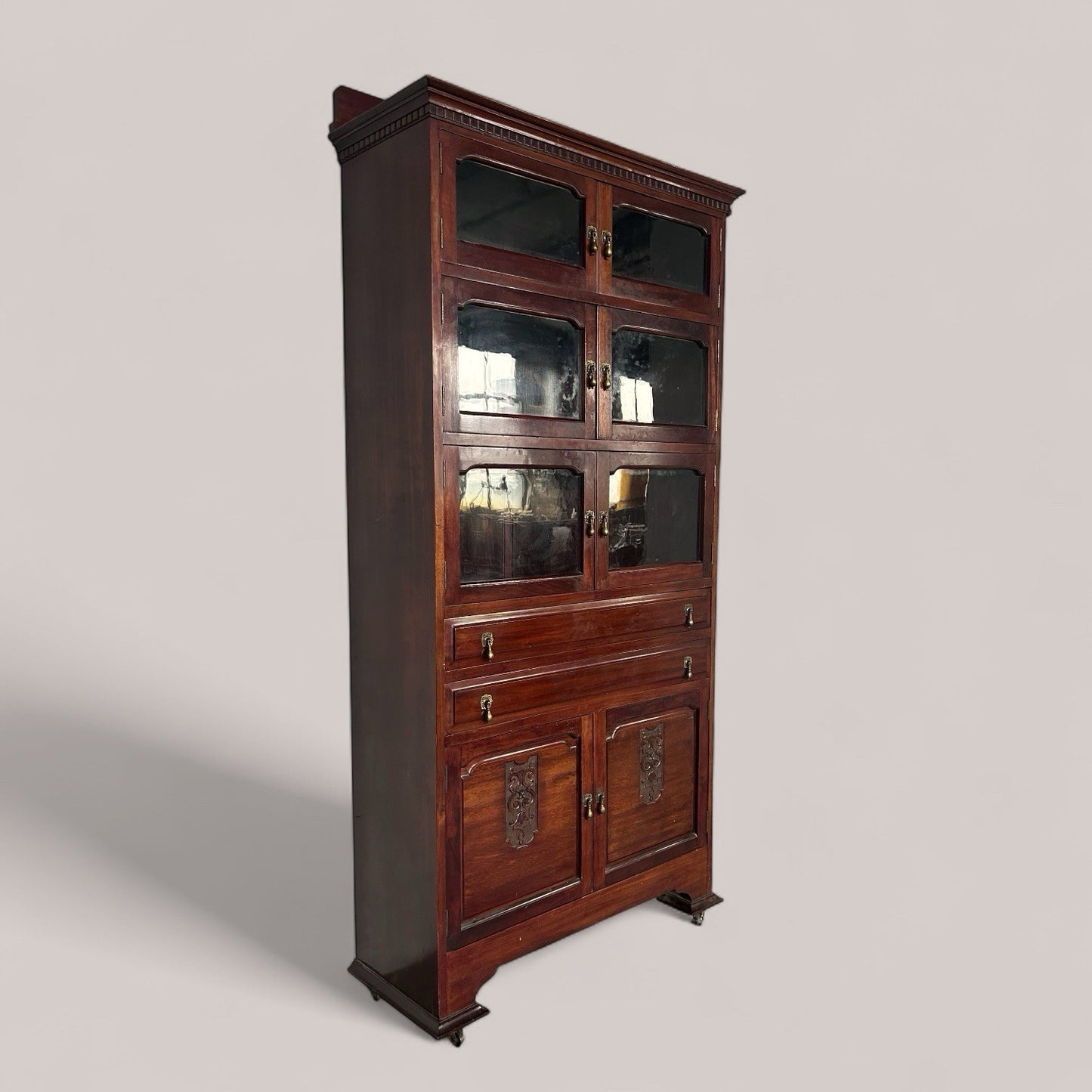 Victorian Mahogany Glazed Display Cabinet