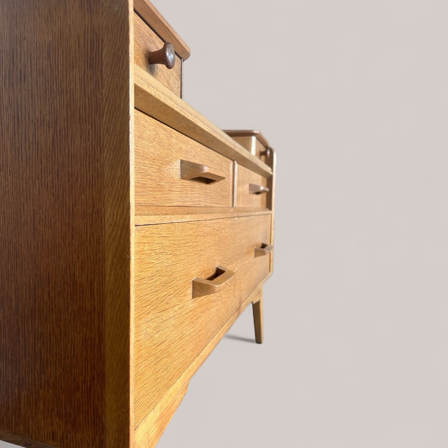 G-Plan Brandon Oak Dressing Table with Mirror – 1960s