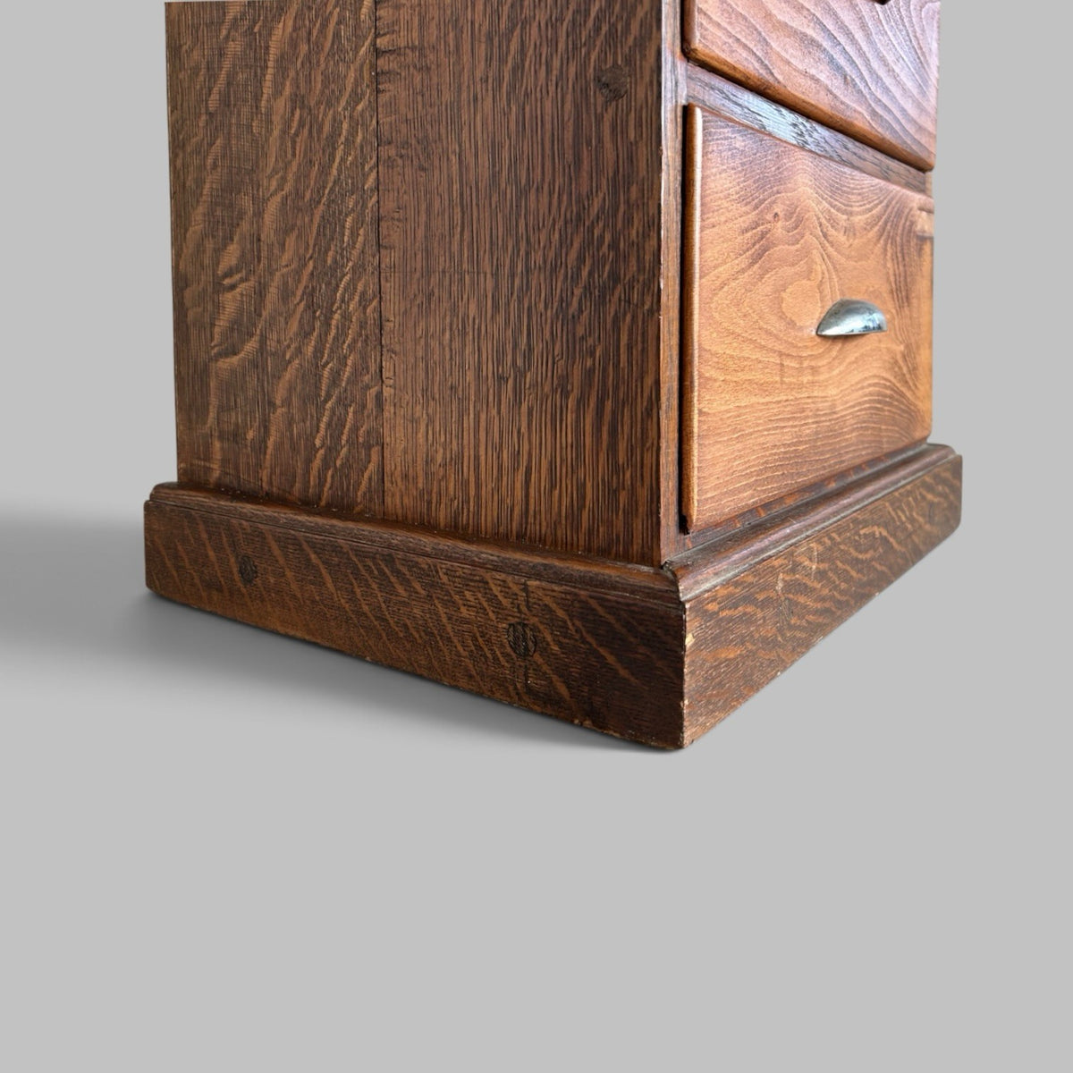 Solid Oak Slim Seven Drawer Chest