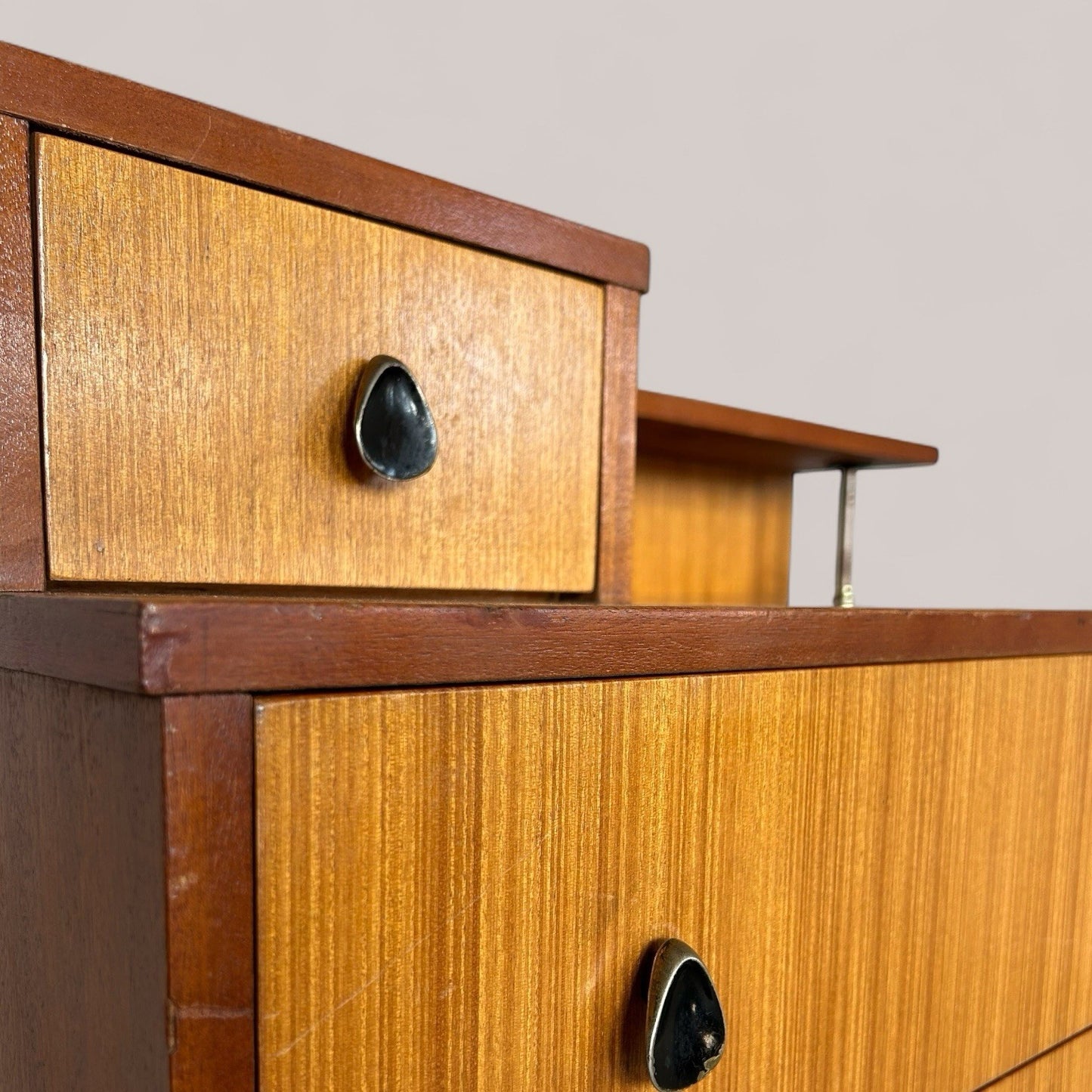 Mid Century Dressing Table with Mirror – 1960s Teak
