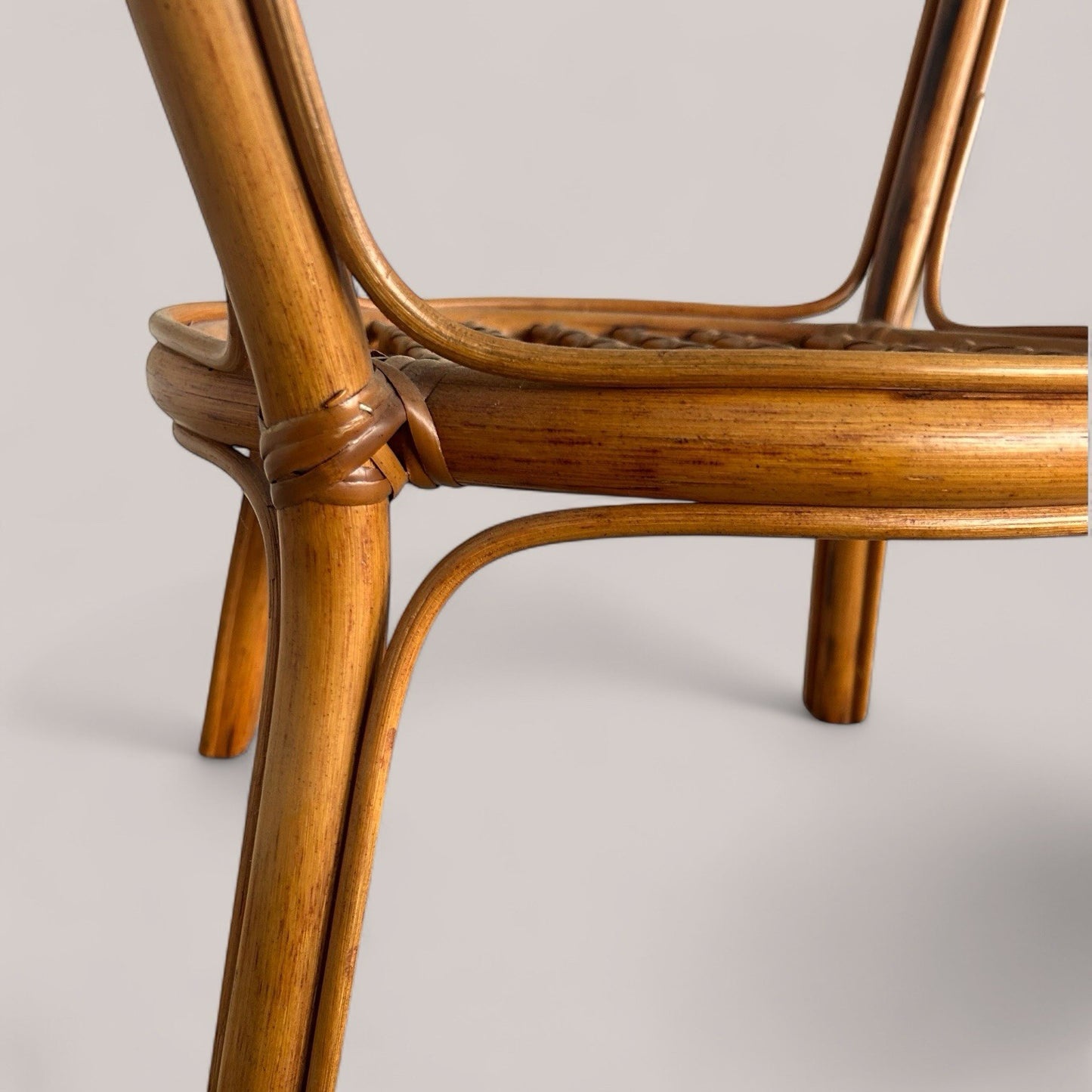 Round Bamboo Coffee / Occasional Table