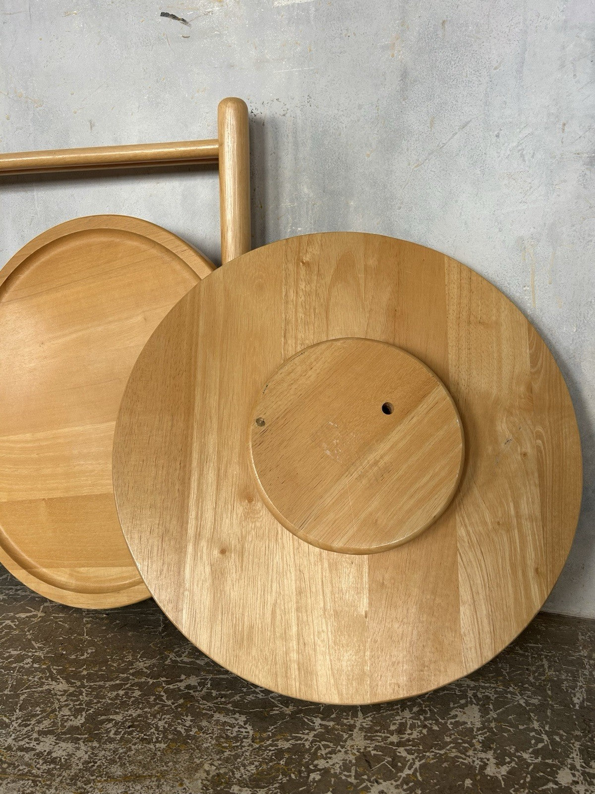 Vintage, Folding, Circular Hostess / Serving Trolley