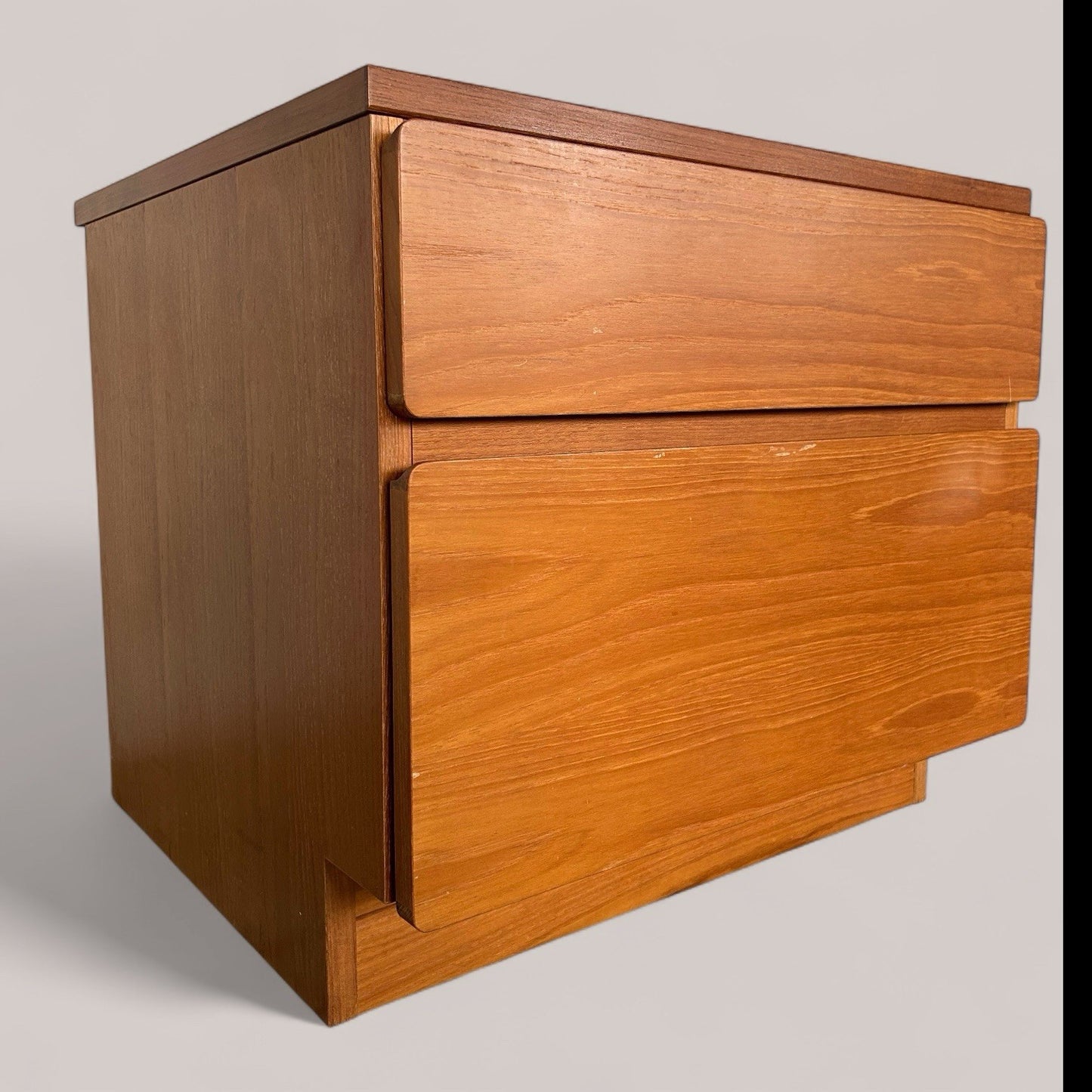 Mid-Century Tapley 33 Teak Two-Drawer Cabinet