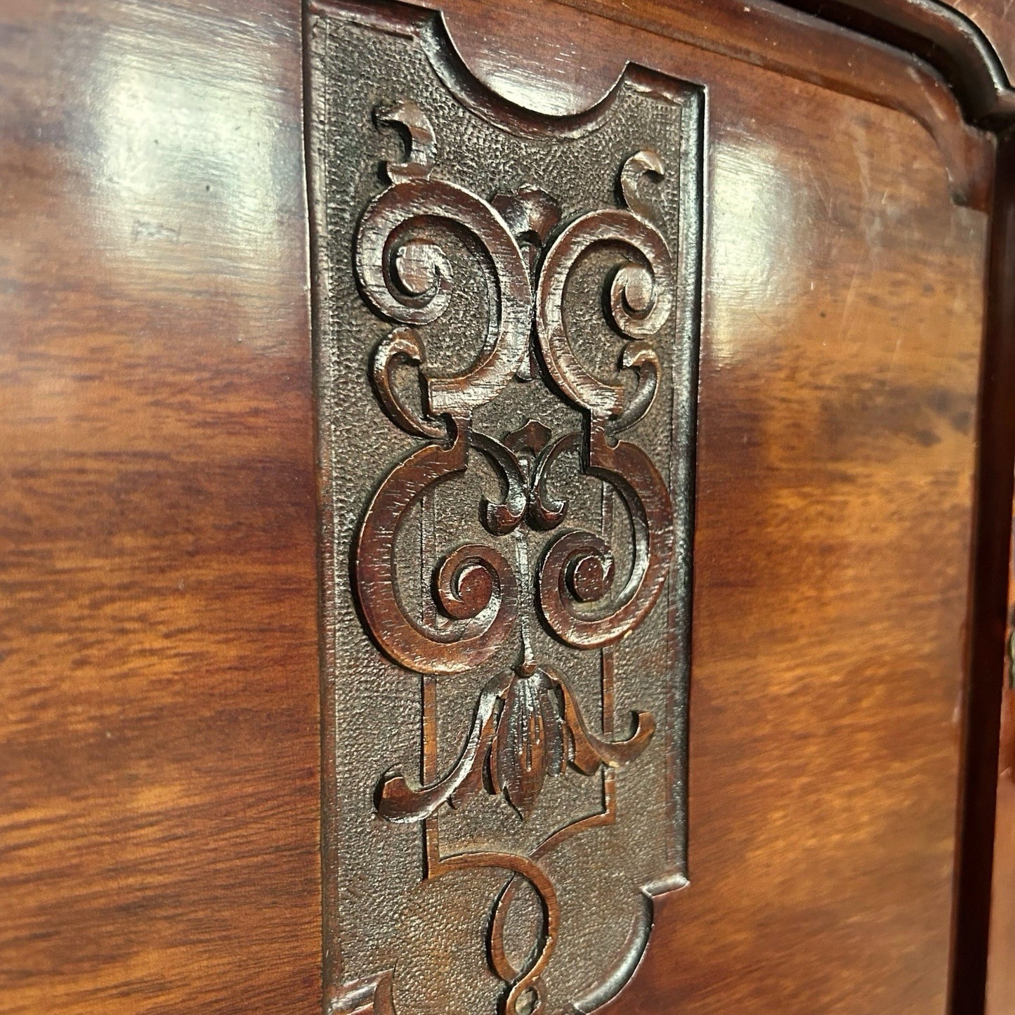 Victorian Mahogany Glazed Display Cabinet