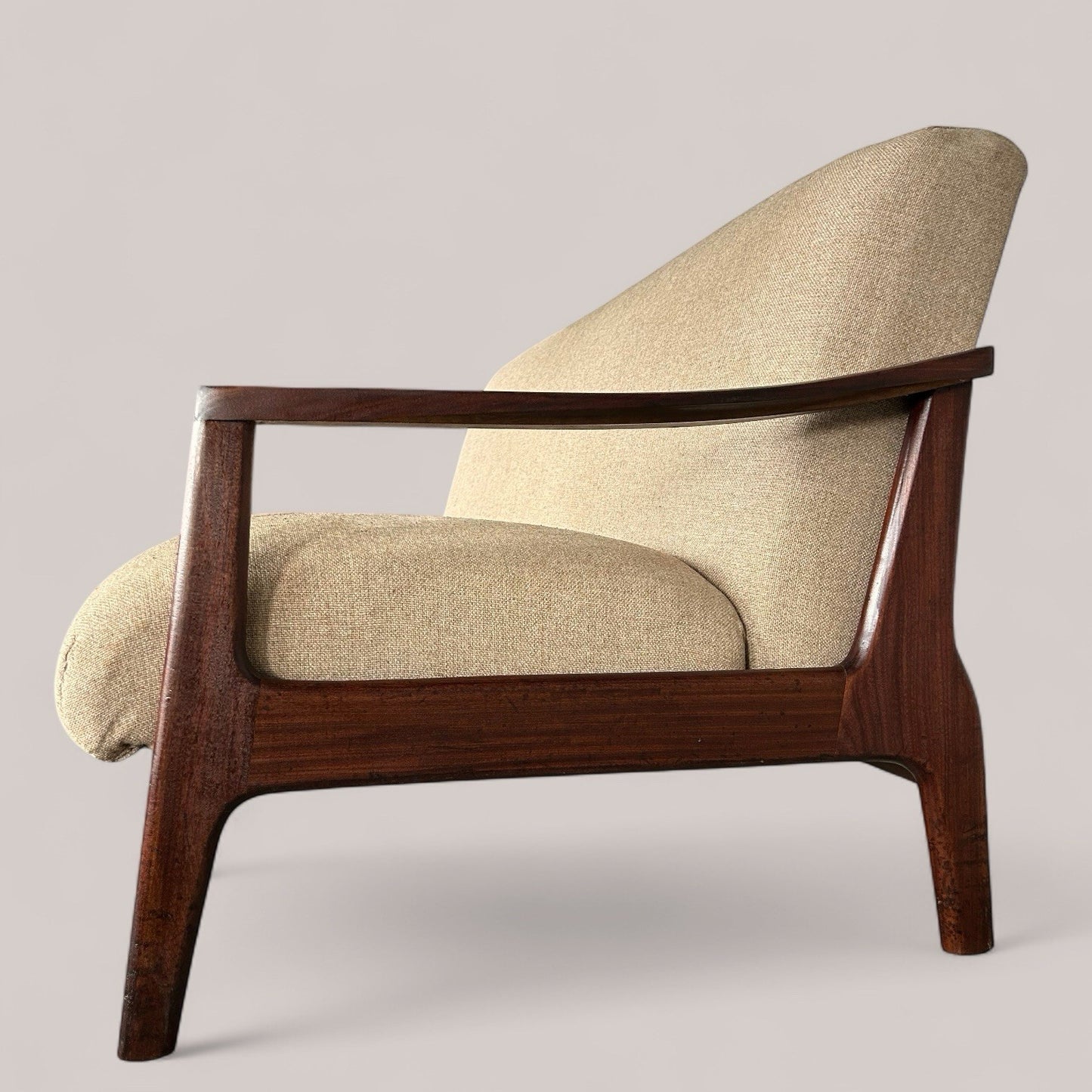Danish Mid Century Day Bed Sofa Bed with Teak Frame