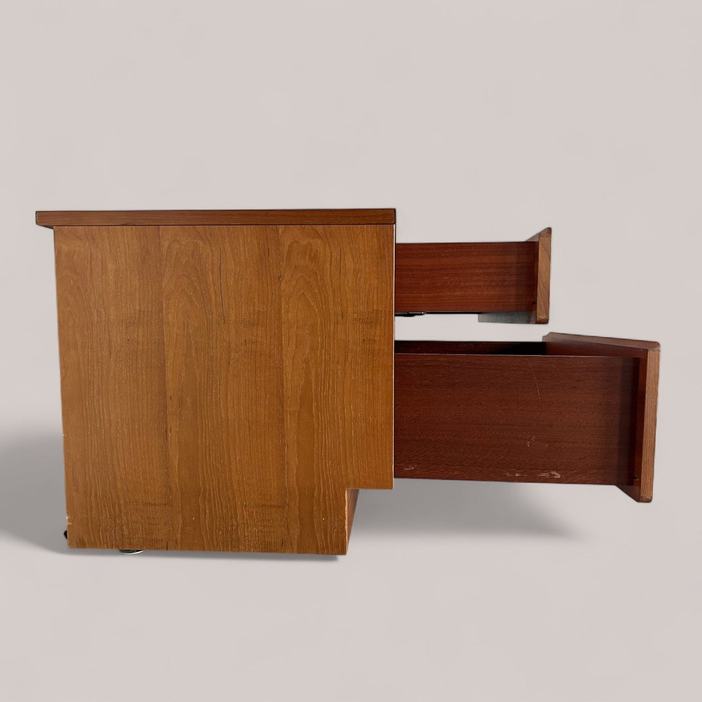 Mid-Century Tapley 33 Teak Two-Drawer Cabinet