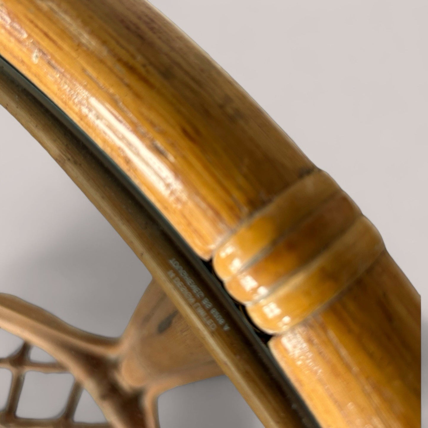 Round Bamboo Coffee / Occasional Table