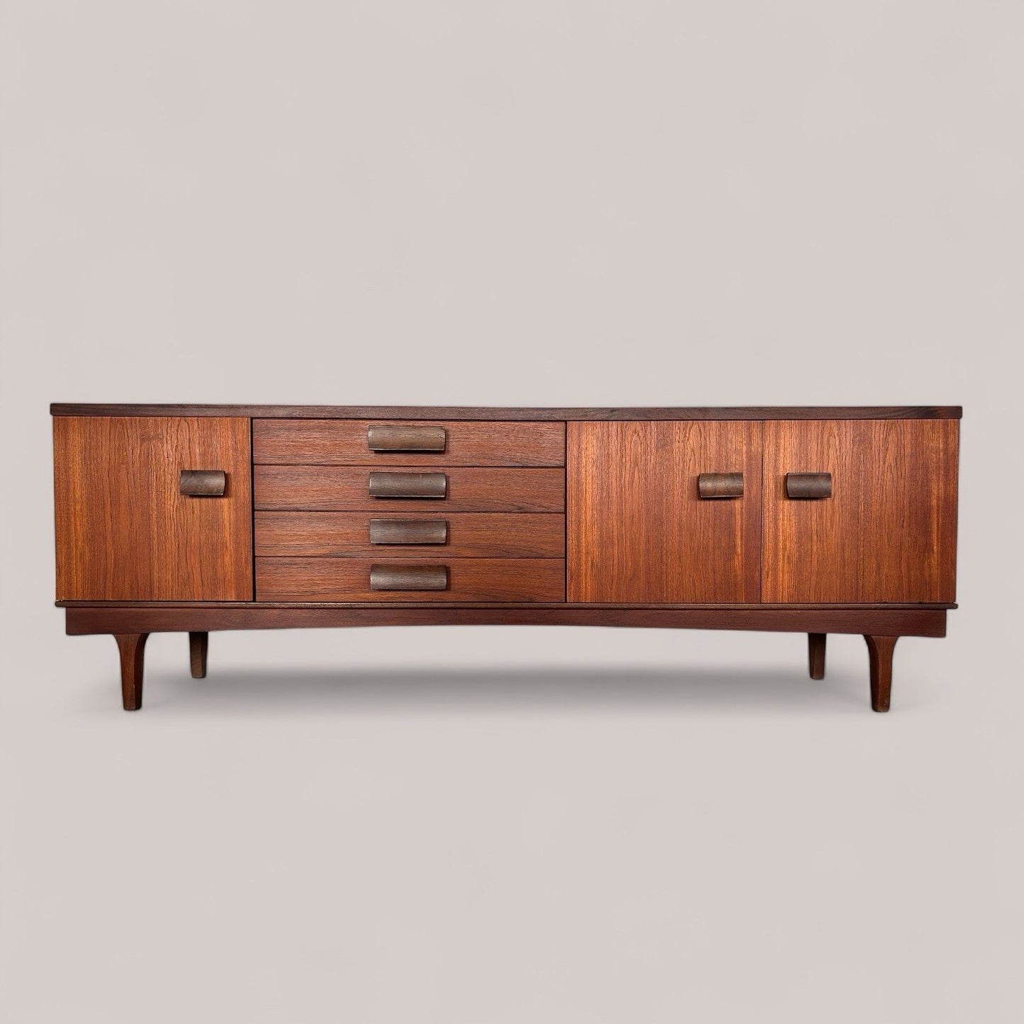 1960s midcentury teak sideboard by Bath Cabinet Makers