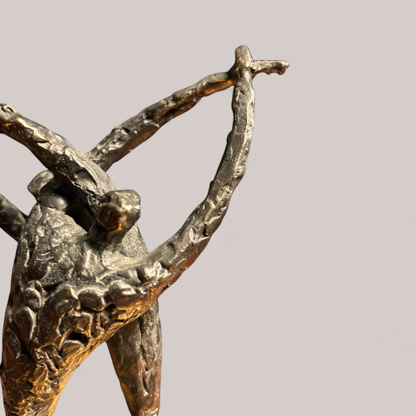 Bronze Mid Century Modernist Sculpture