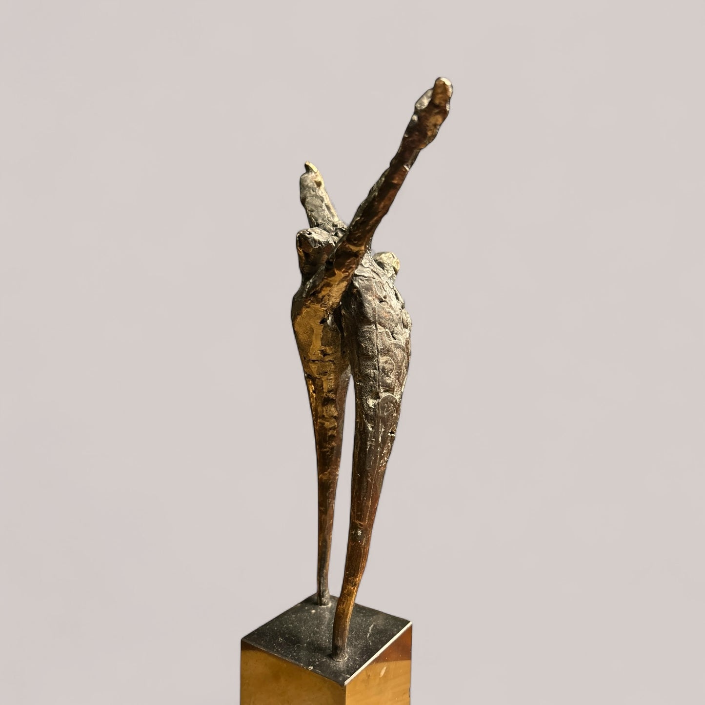 Bronze Mid Century Modernist Sculpture