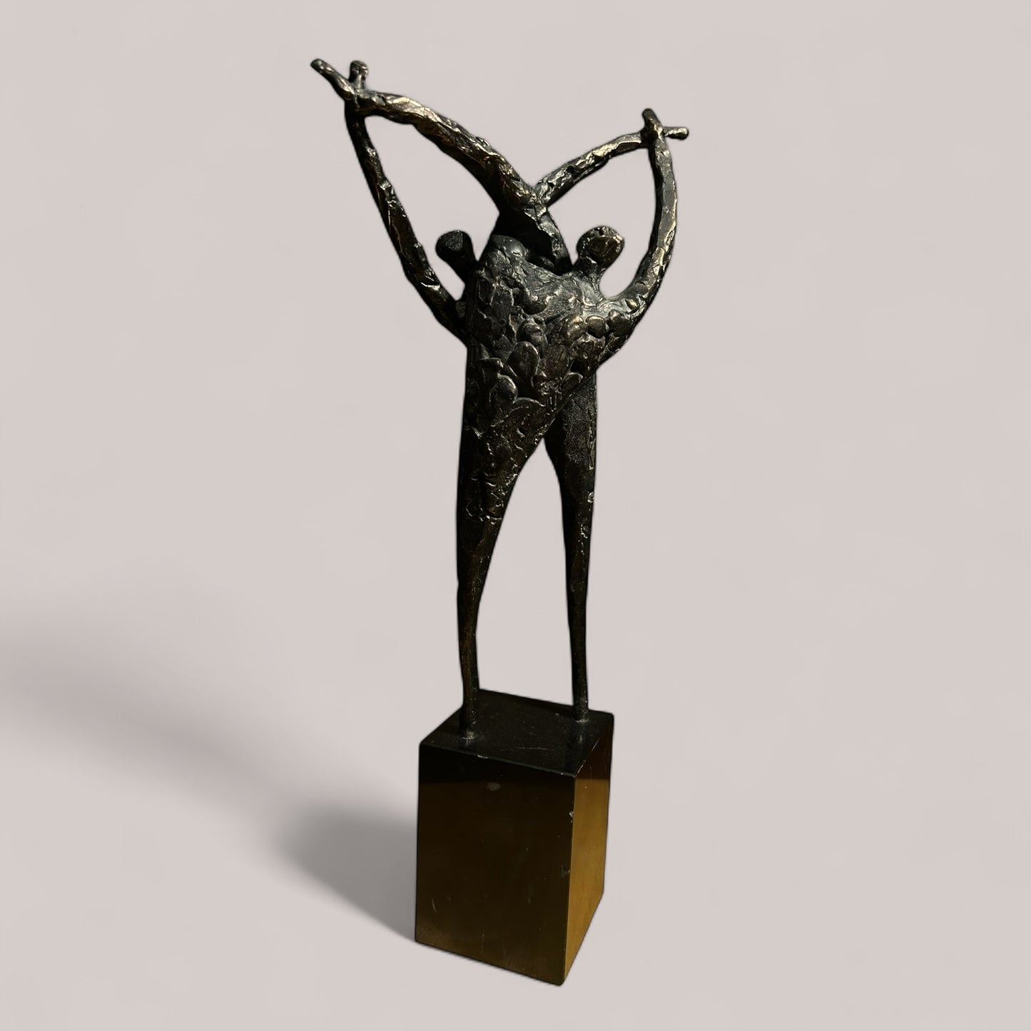 Bronze Mid Century Modernist Sculpture
