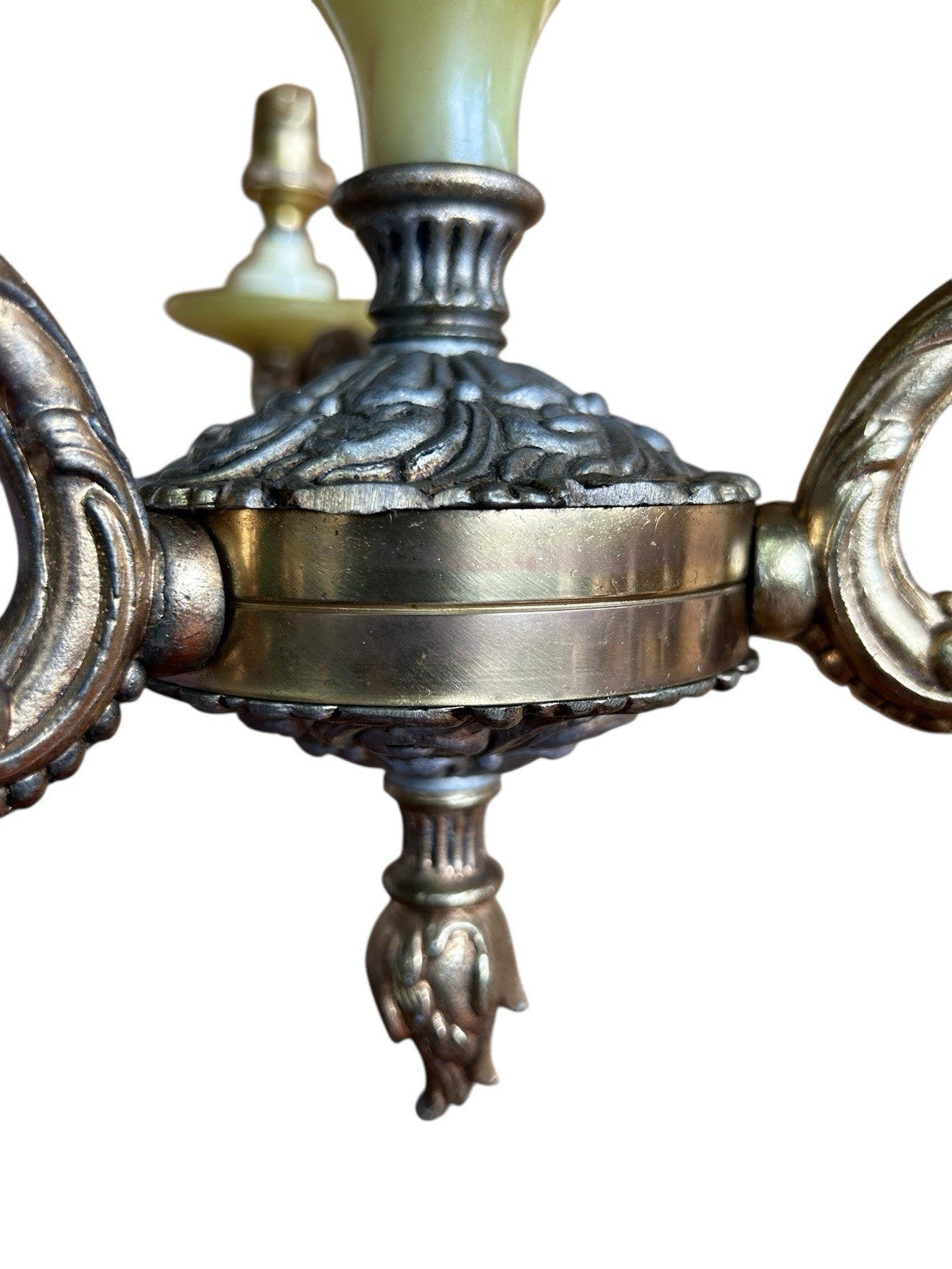 French Three Arm Chandelier / Pendant Light