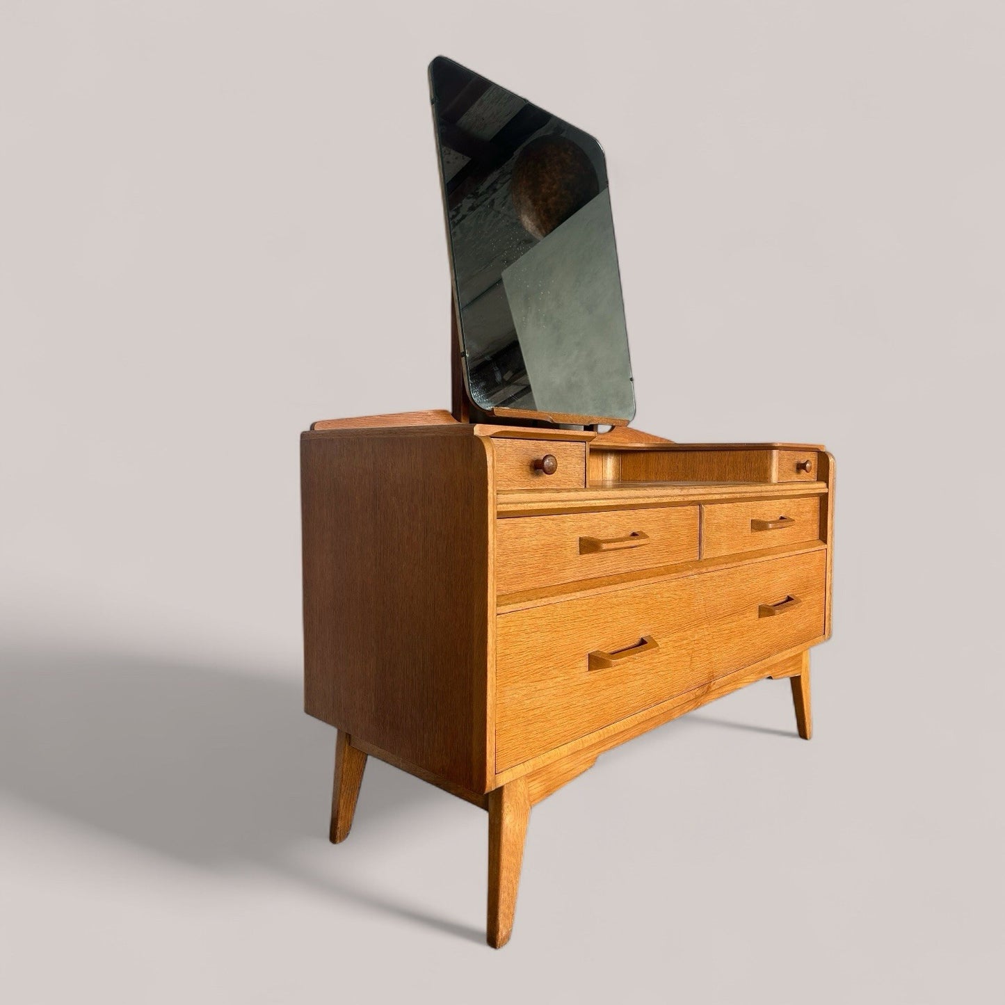 G-Plan Brandon Oak Dressing Table with Mirror – 1960s