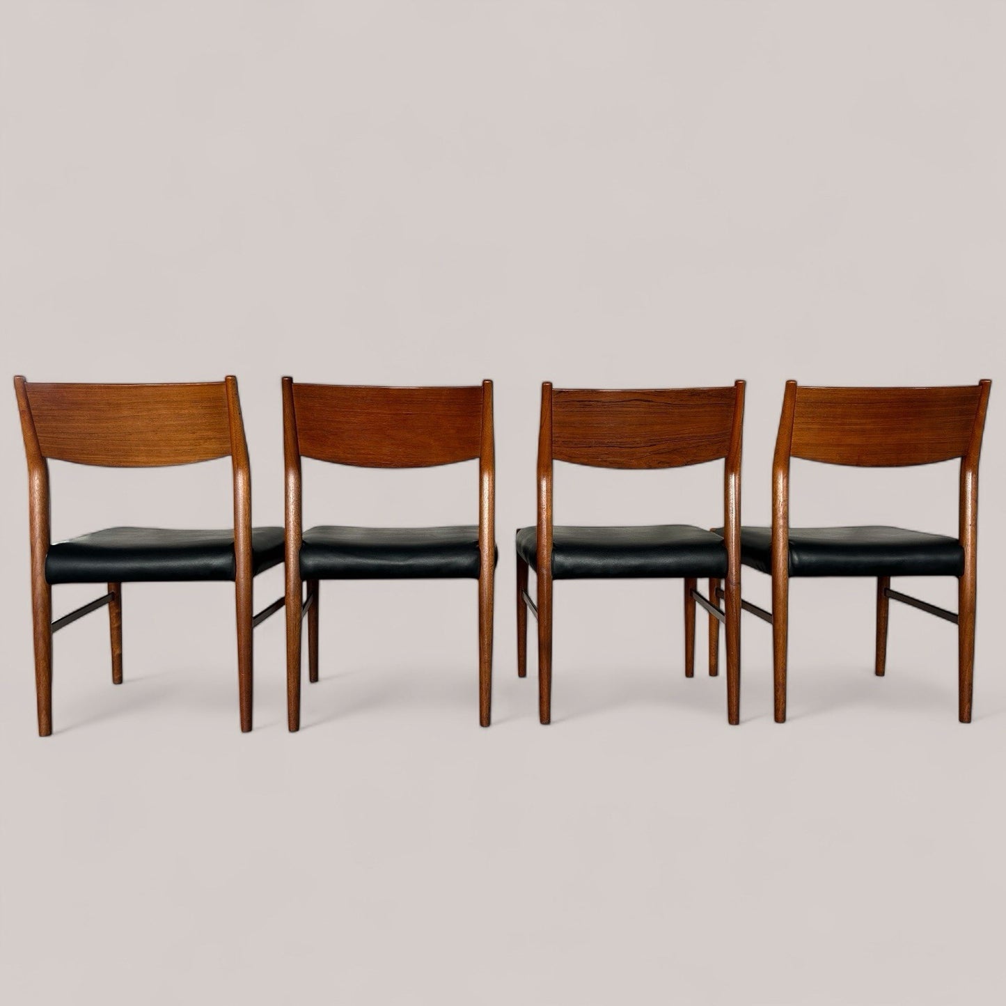 Set of 4 Danish Mid-Century Rosewood Dining Chairs, 1960s