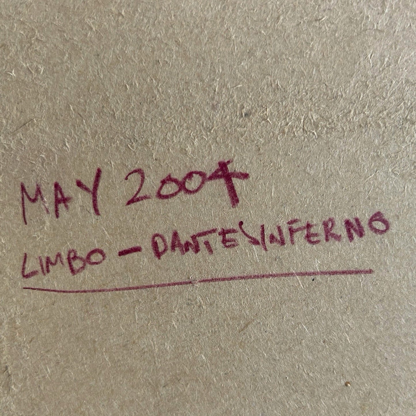 Original Expressionist Painting “Limbo – Dante’s Inferno” by T. Olney (2004)