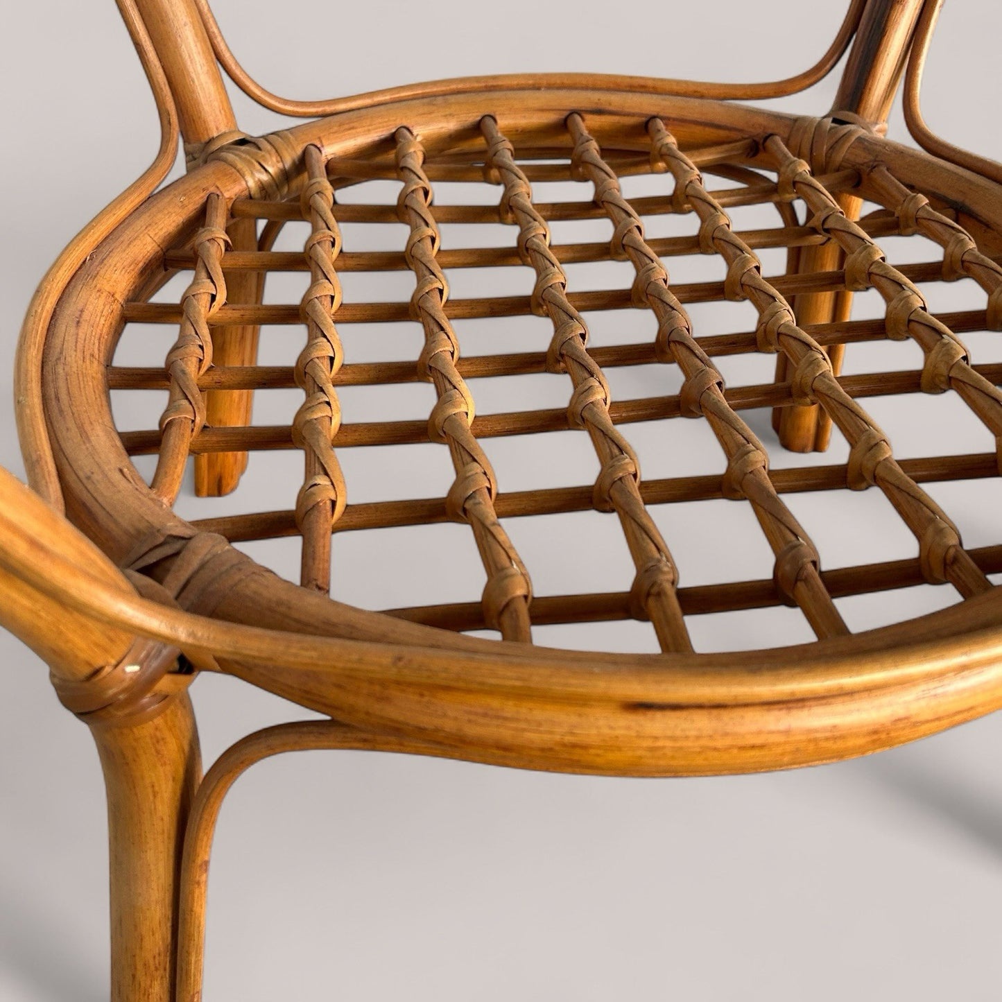 Round Bamboo Coffee / Occasional Table