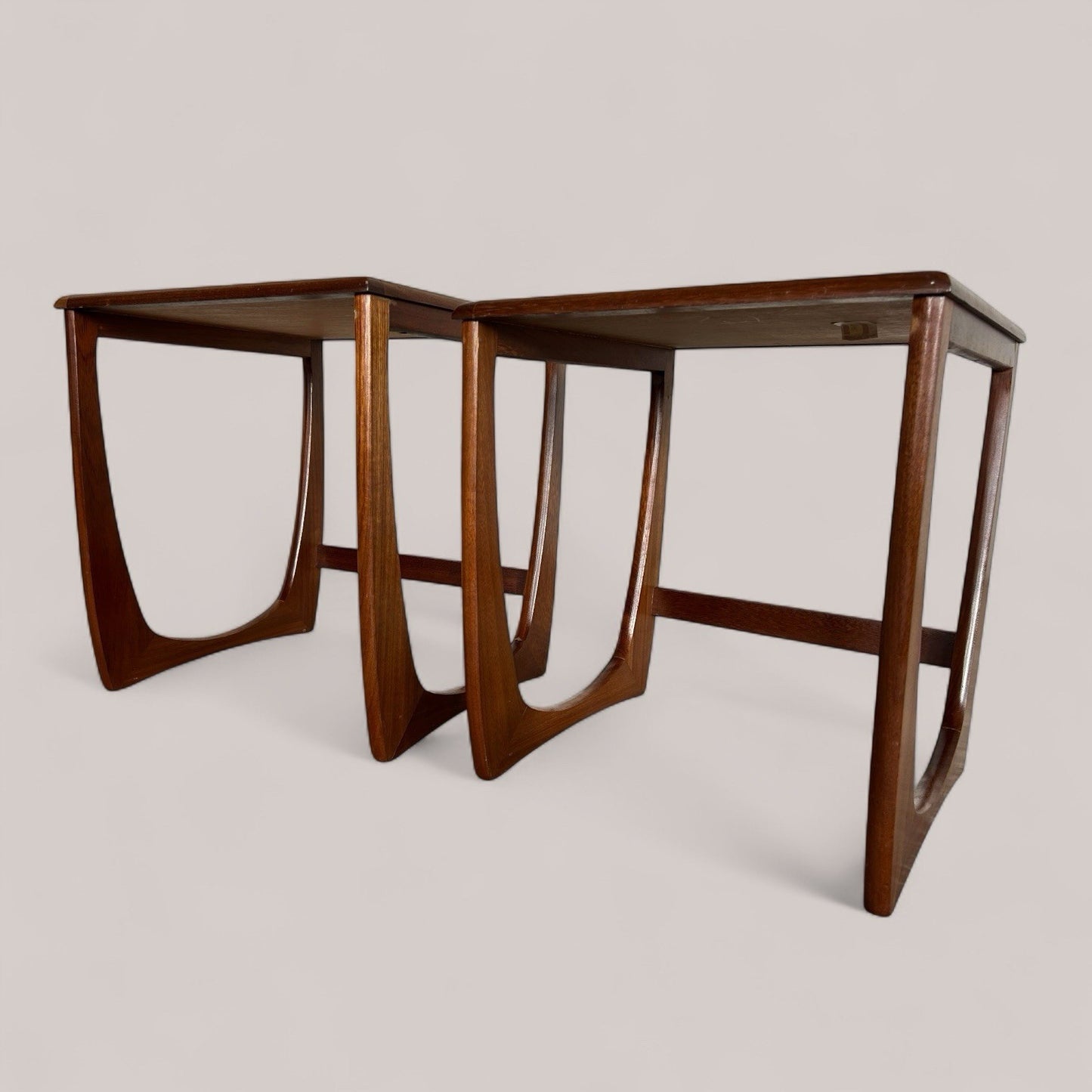 Pair of Sunelm Mid Century Nesting Tables