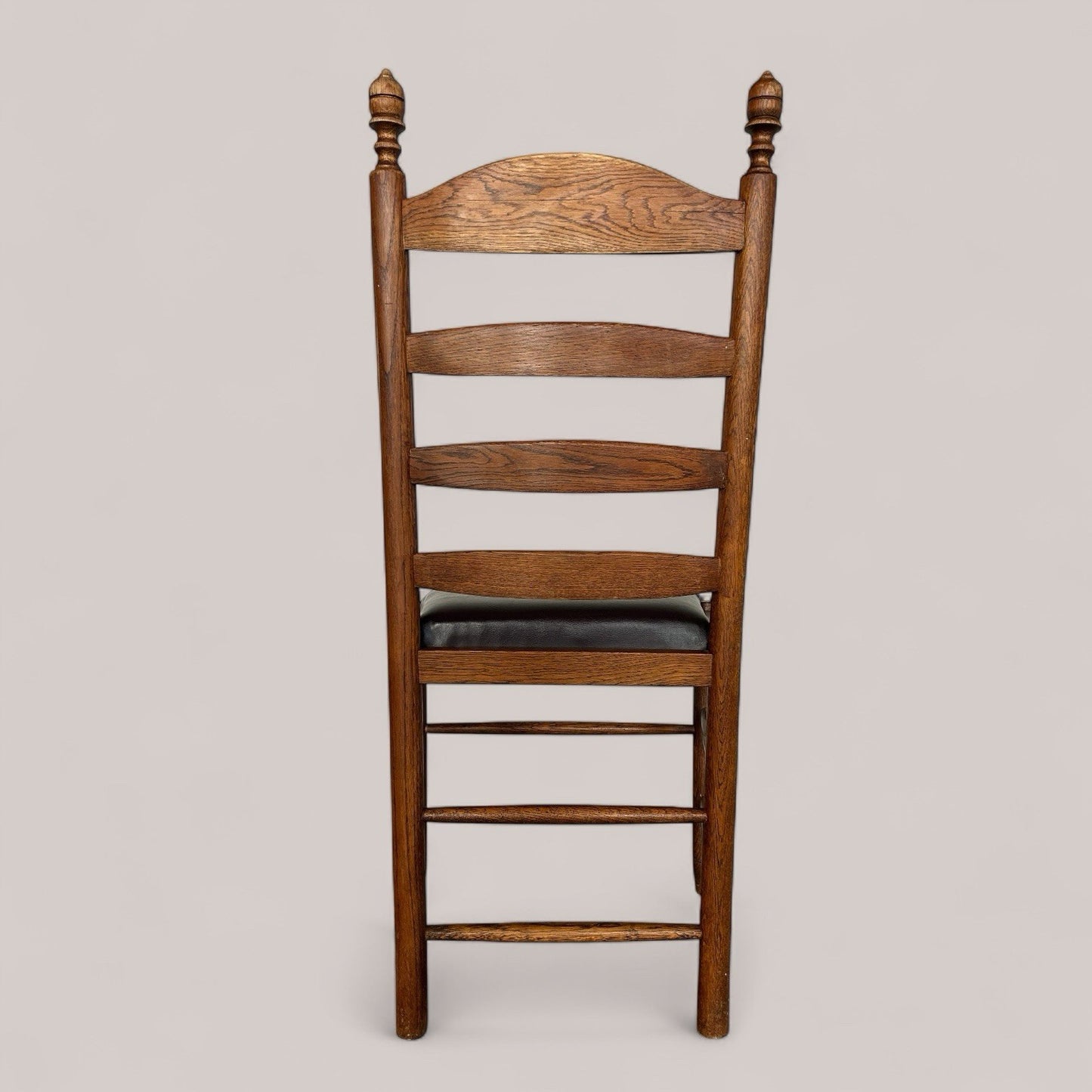 4 SOLID OAK FARMHOUSE DINING CHAIRS