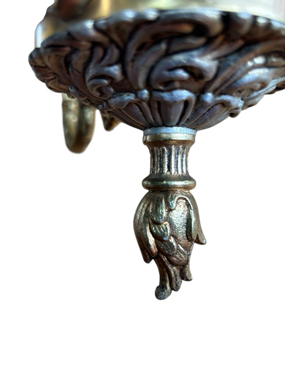 French Three Arm Chandelier / Pendant Light
