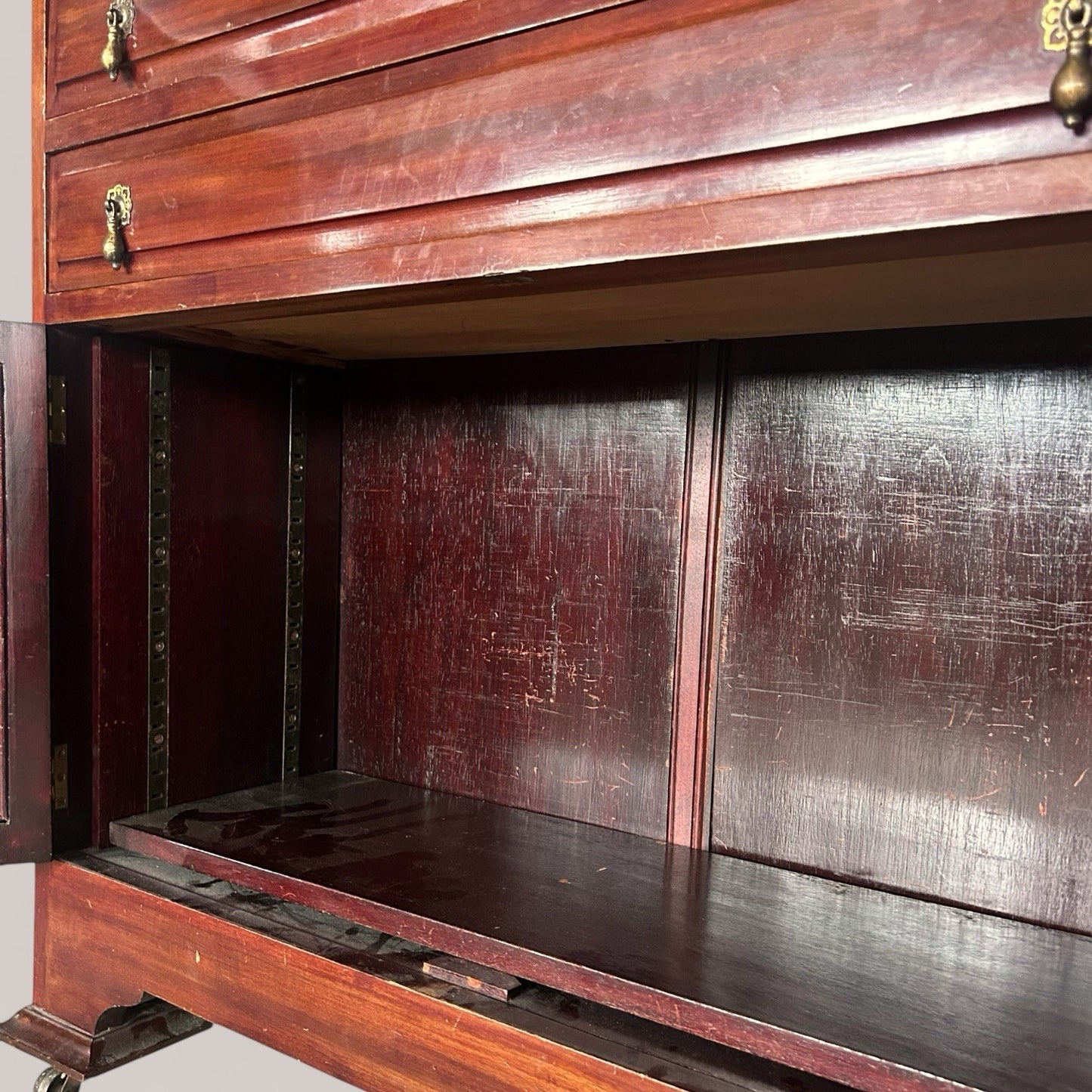Victorian Mahogany Glazed Display Cabinet